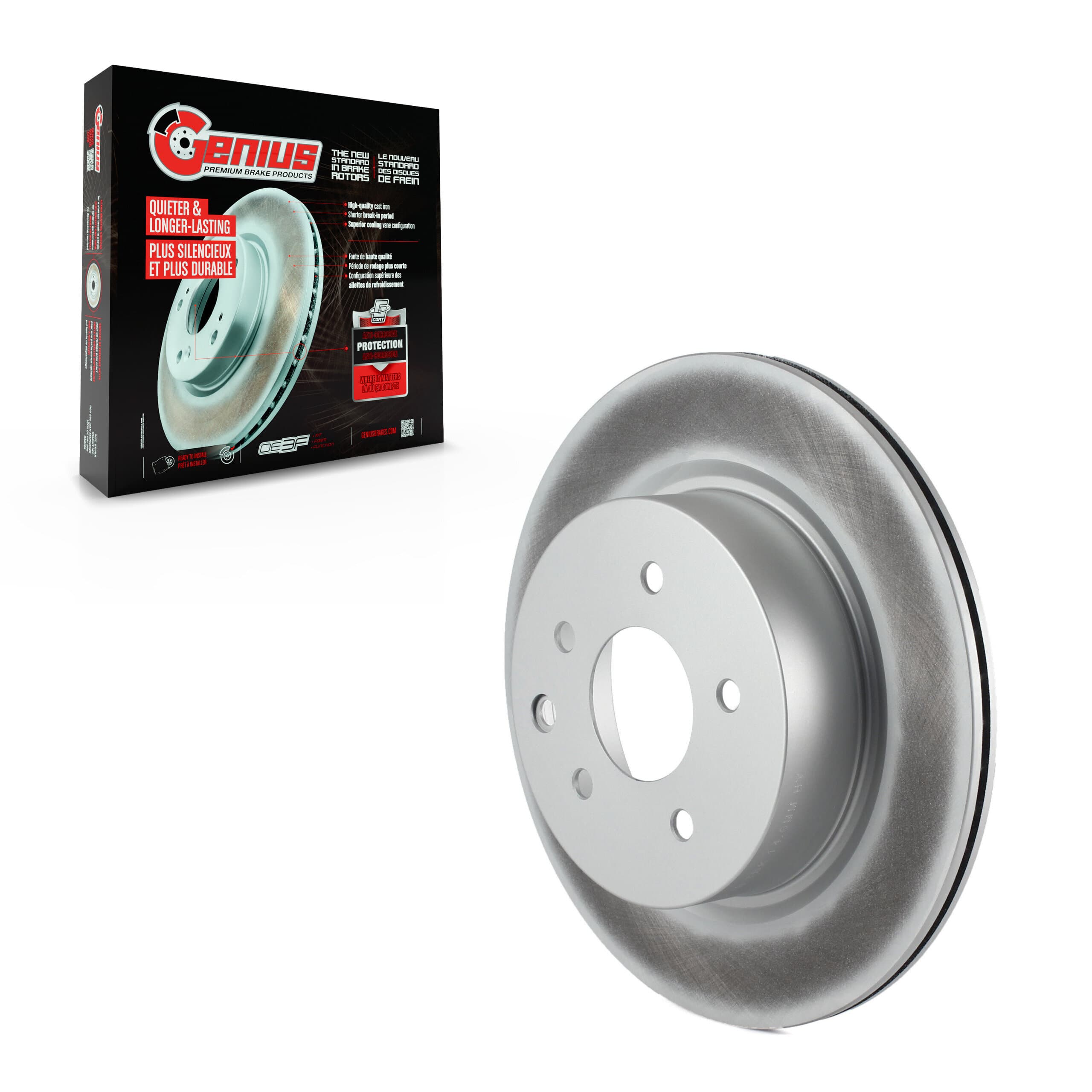 Genius - GCR-980333 - Rear Disc Brake Rotor image 1