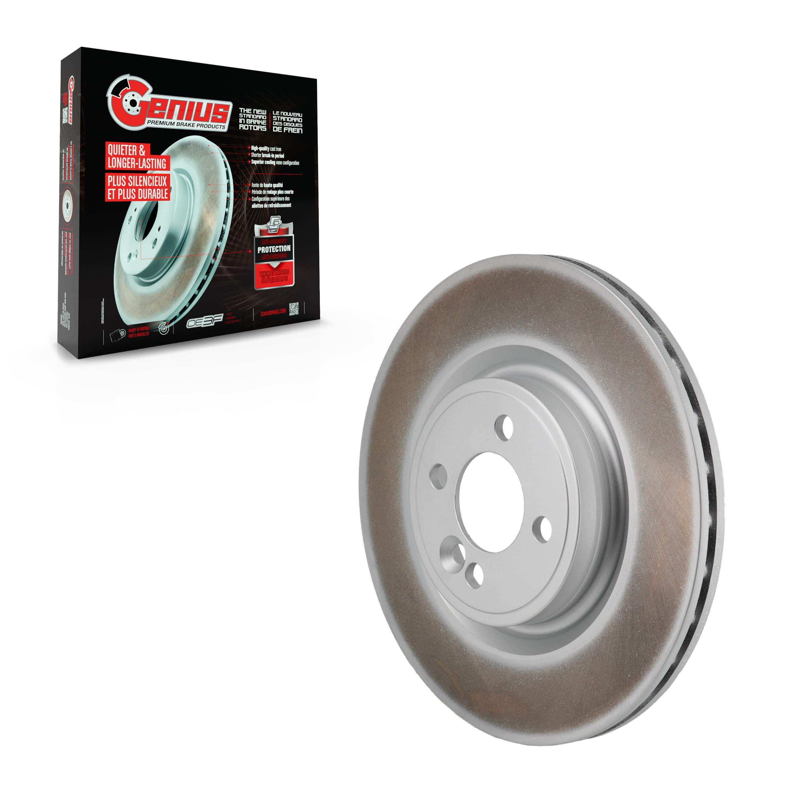 Genius - GCR-980788 - Front Disc Brake Rotor image 1
