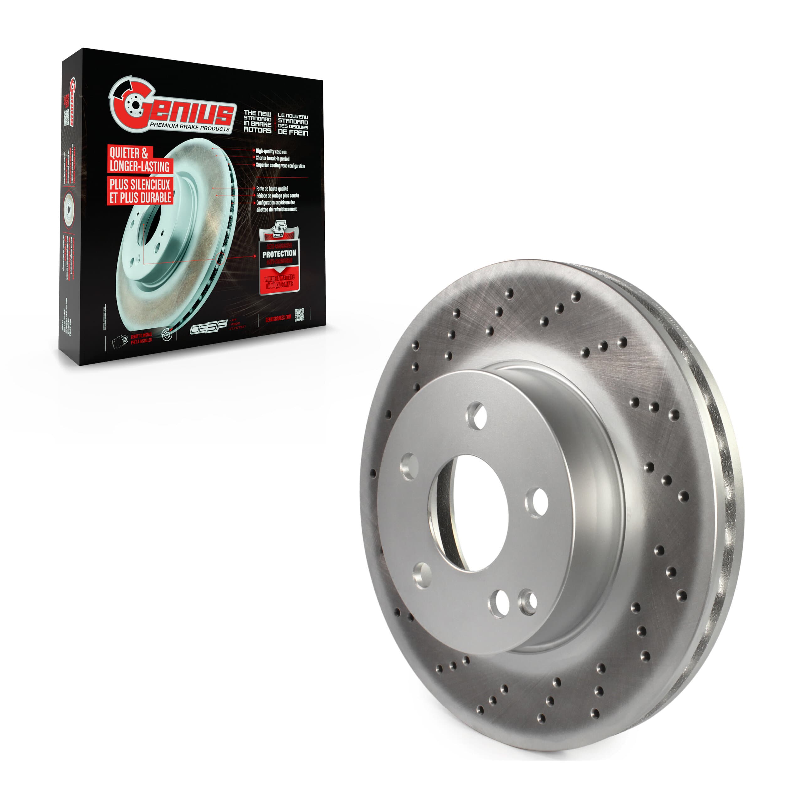Genius - GCR-980790OE - Front Disc Brake Rotor image 1