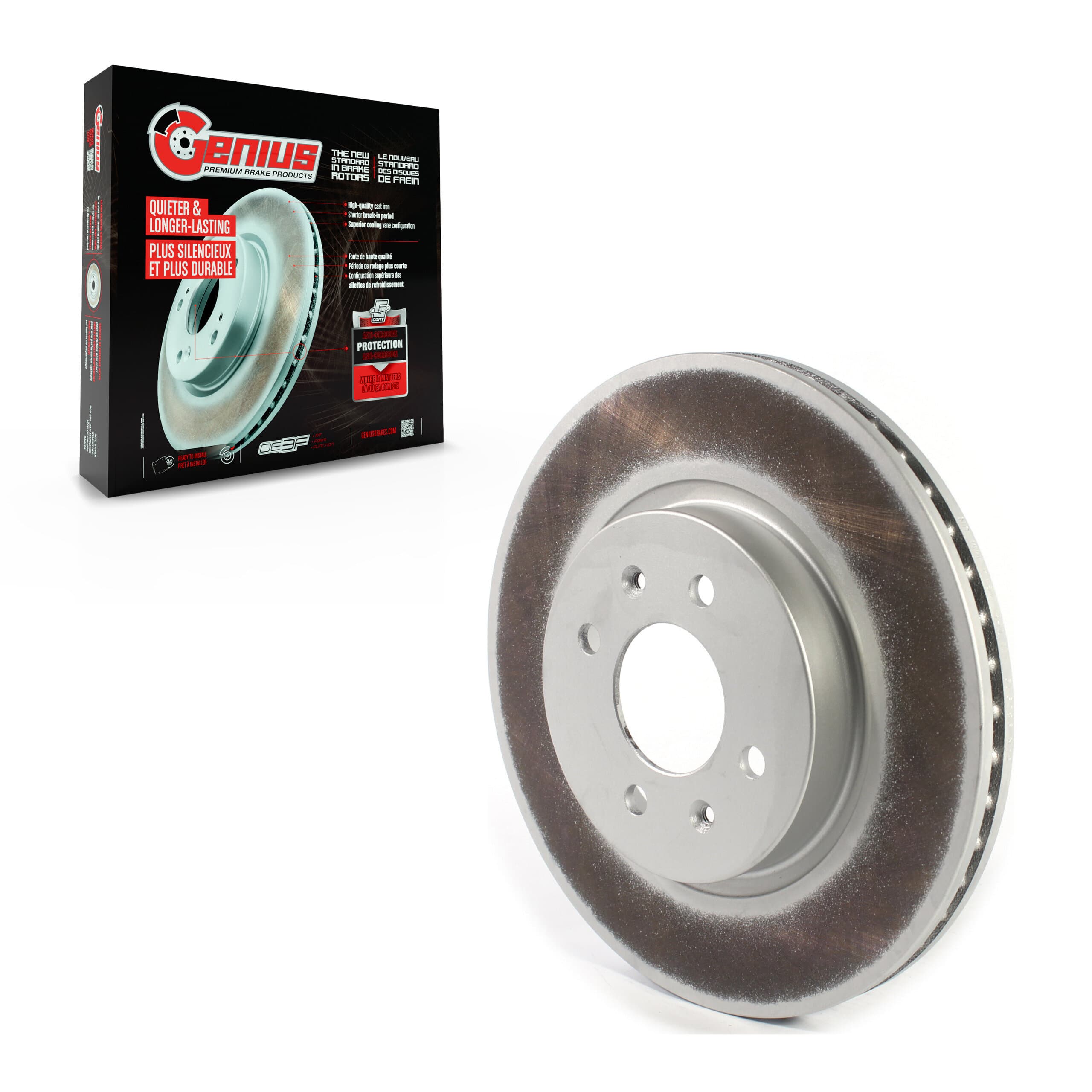 Genius - GCR-980979 - Front Disc Brake Rotor image 1