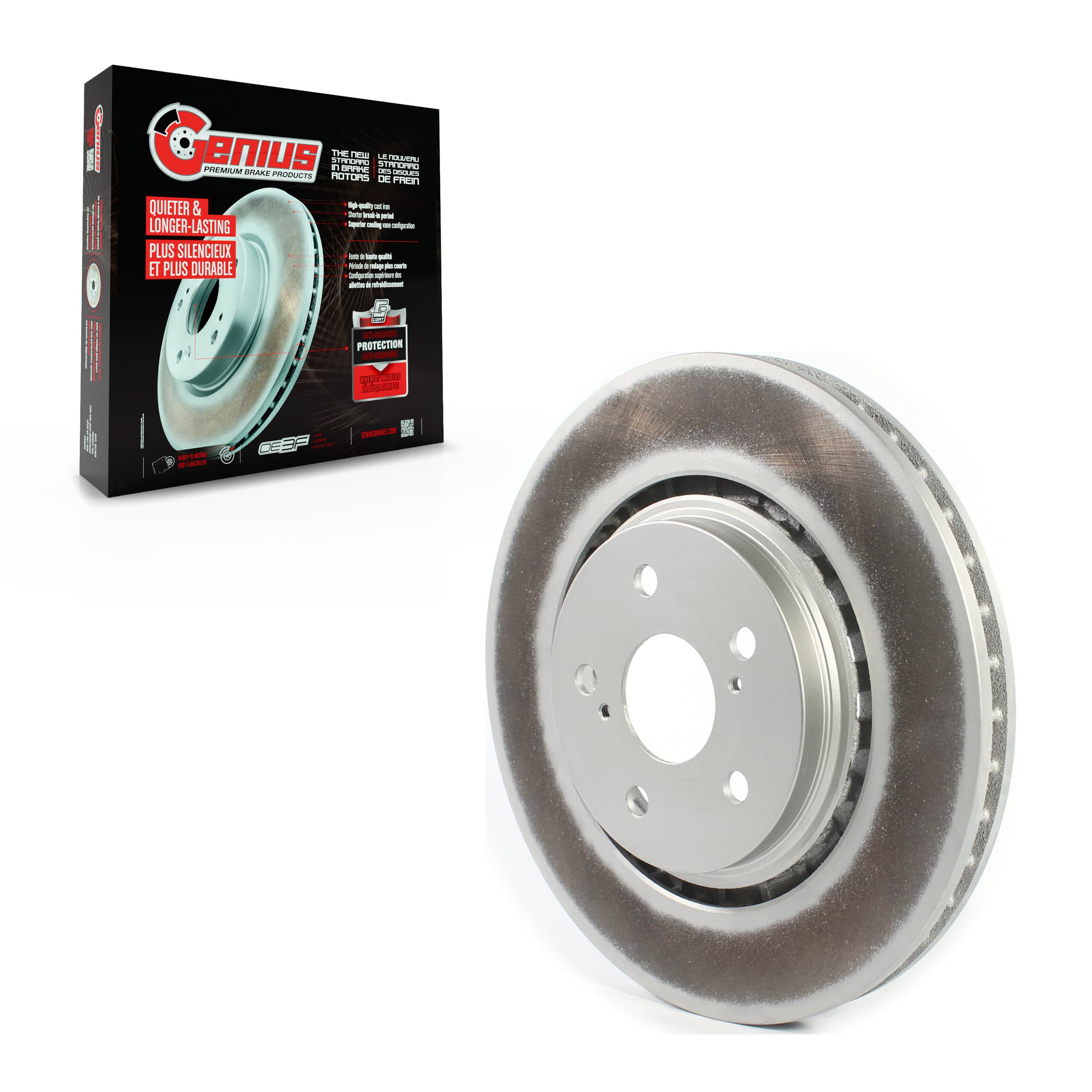 Genius - GCR-982050 - Front Disc Brake Rotor image 1