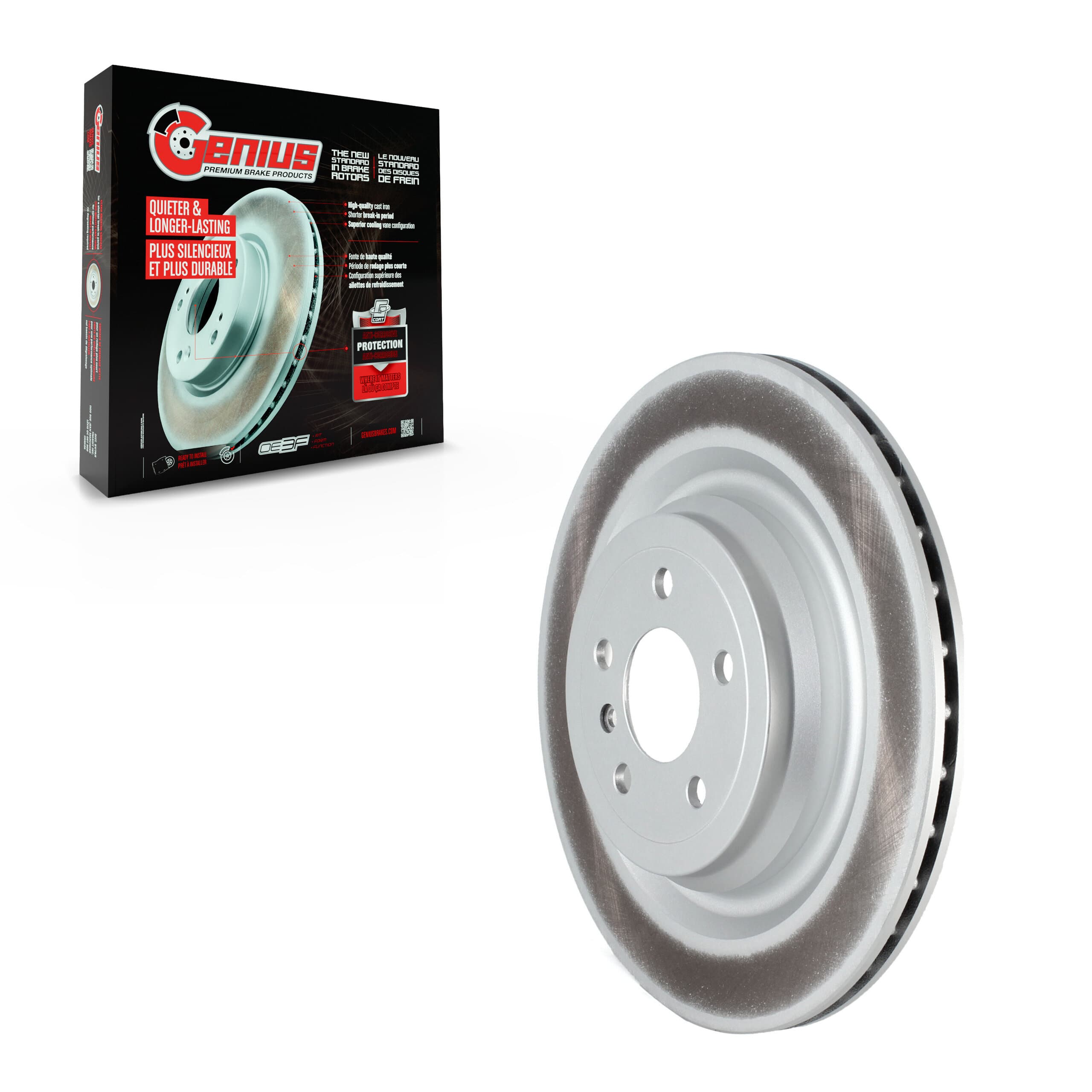 Genius - GCR-982118 - Rear Disc Brake Rotor image 1