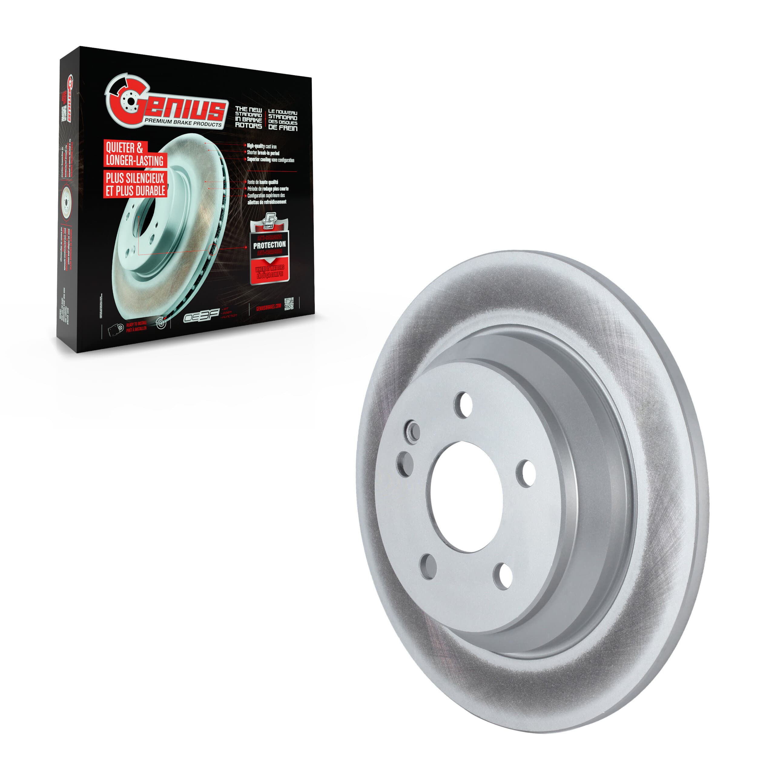 Genius - GCR-982191 - Rear Disc Brake Rotor image 1
