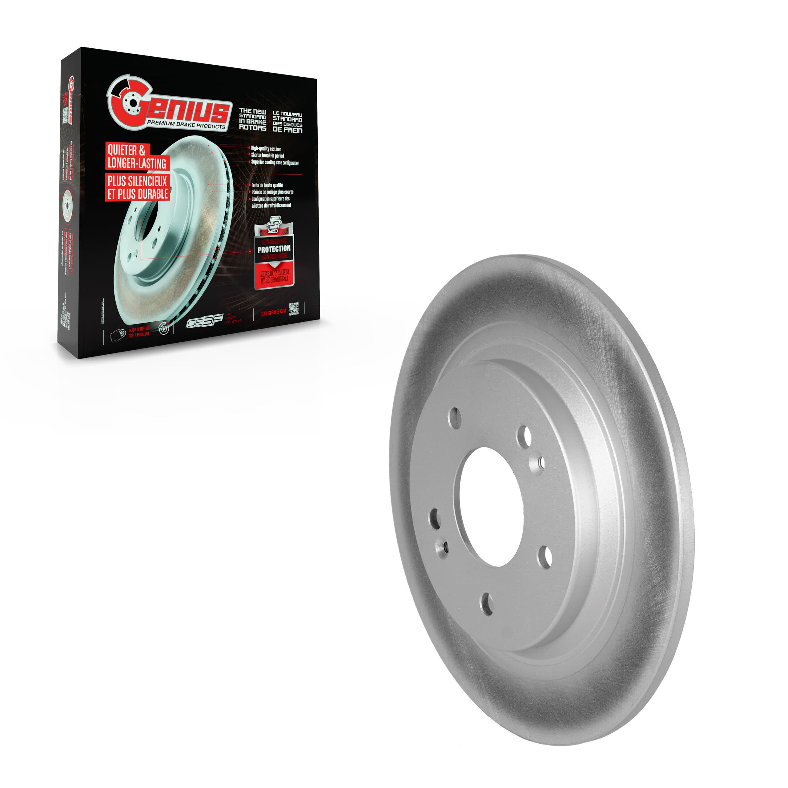 Genius - GCR-982362 - Rear Disc Brake Rotor image 1