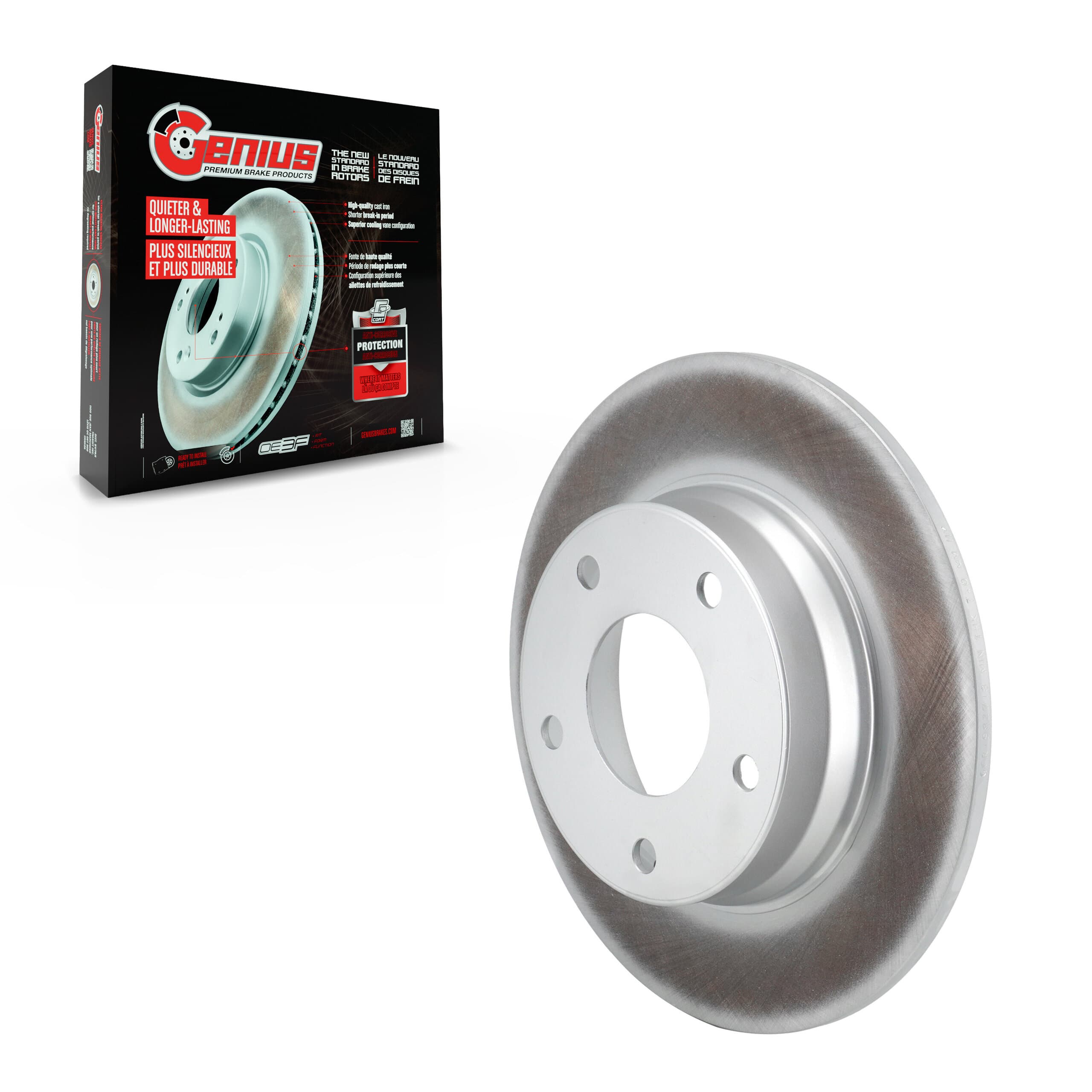 Genius - GCR-982718 - Rear Disc Brake Rotor image 1