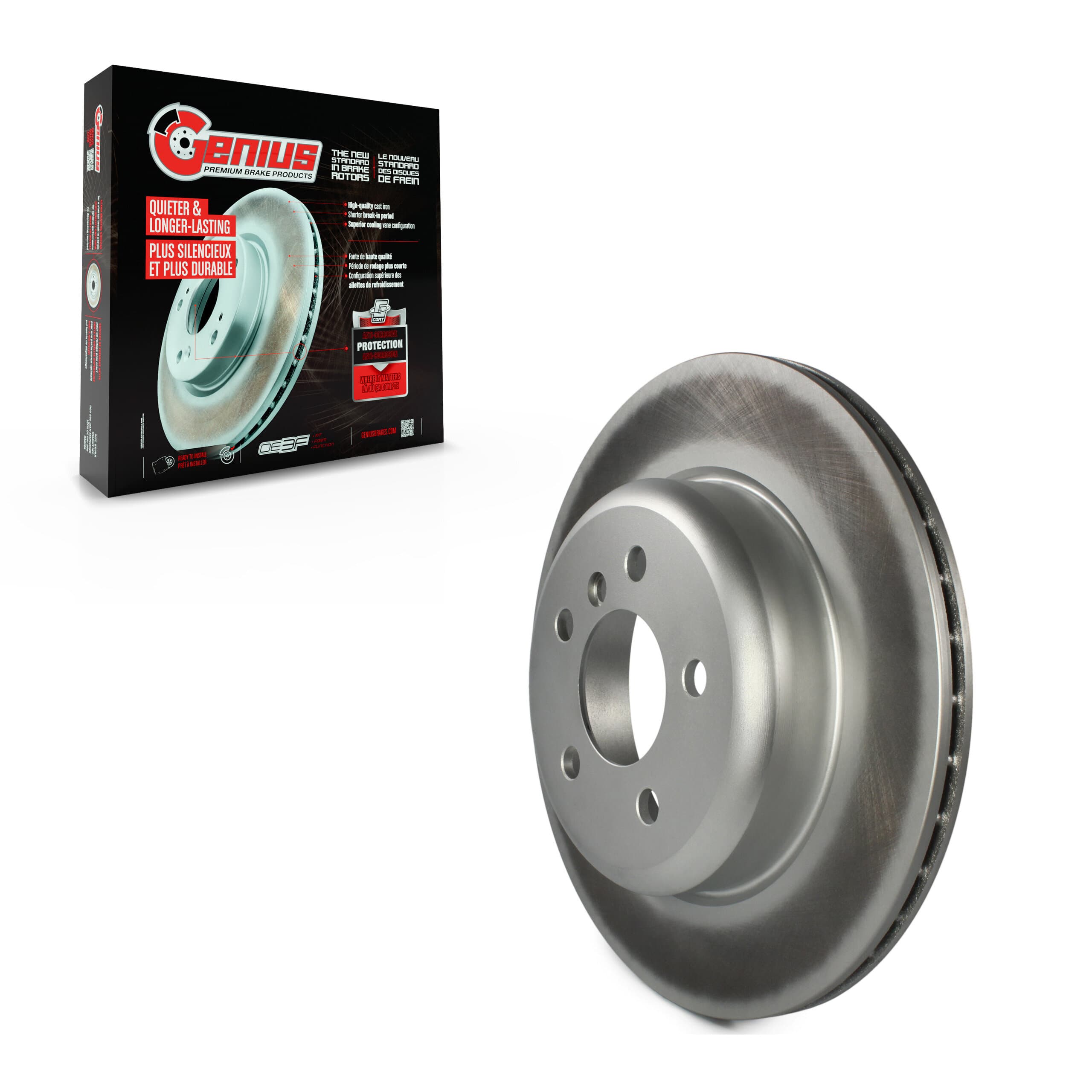 Genius - GCR-G8135 - Rear Disc Brake Rotor image 1