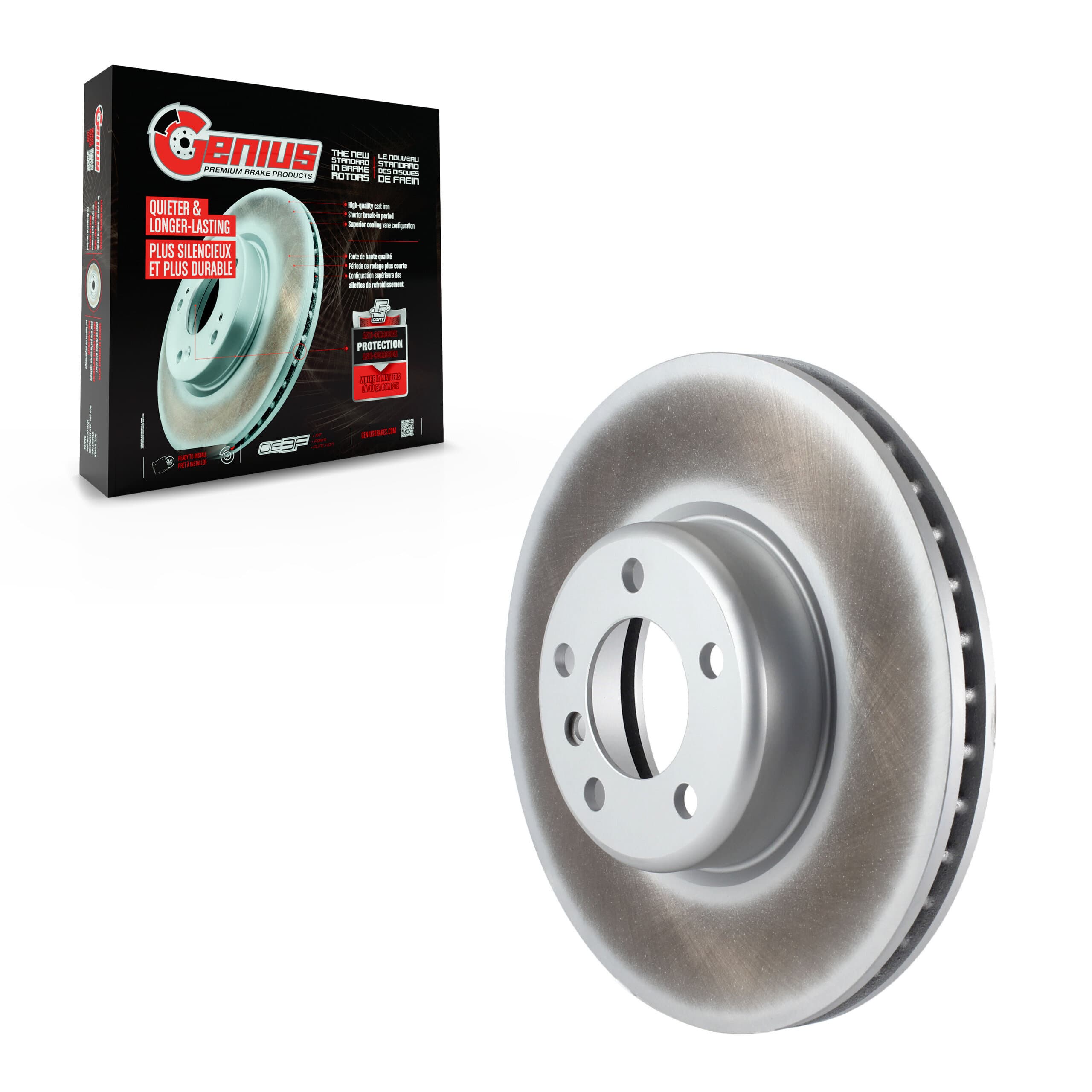 Genius - GCR-G8168 - Front Disc Brake Rotor image 1
