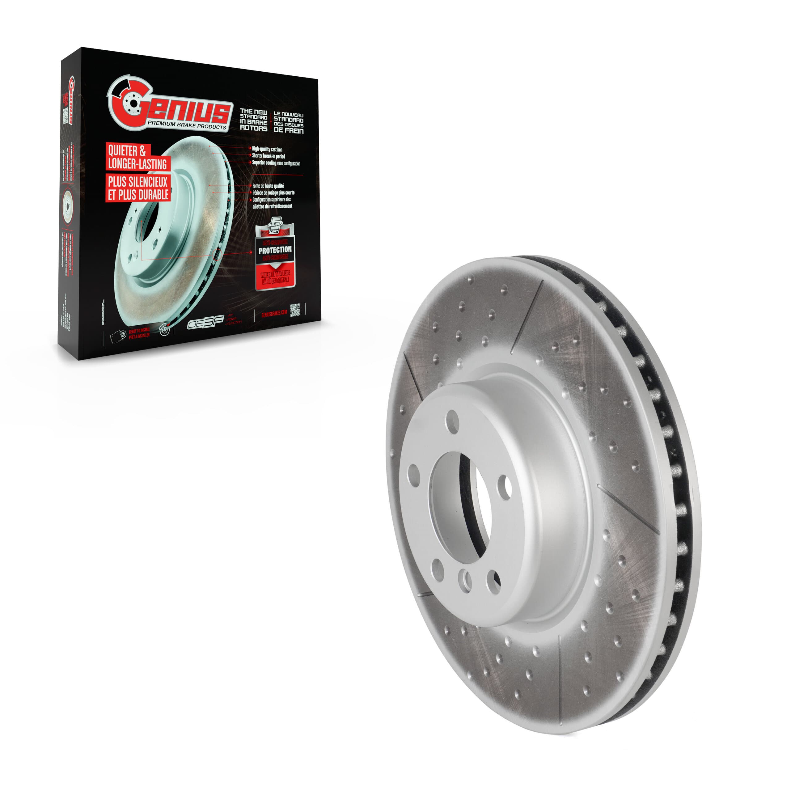 Genius - GCR-G8168OE - Front Disc Brake Rotor image 1