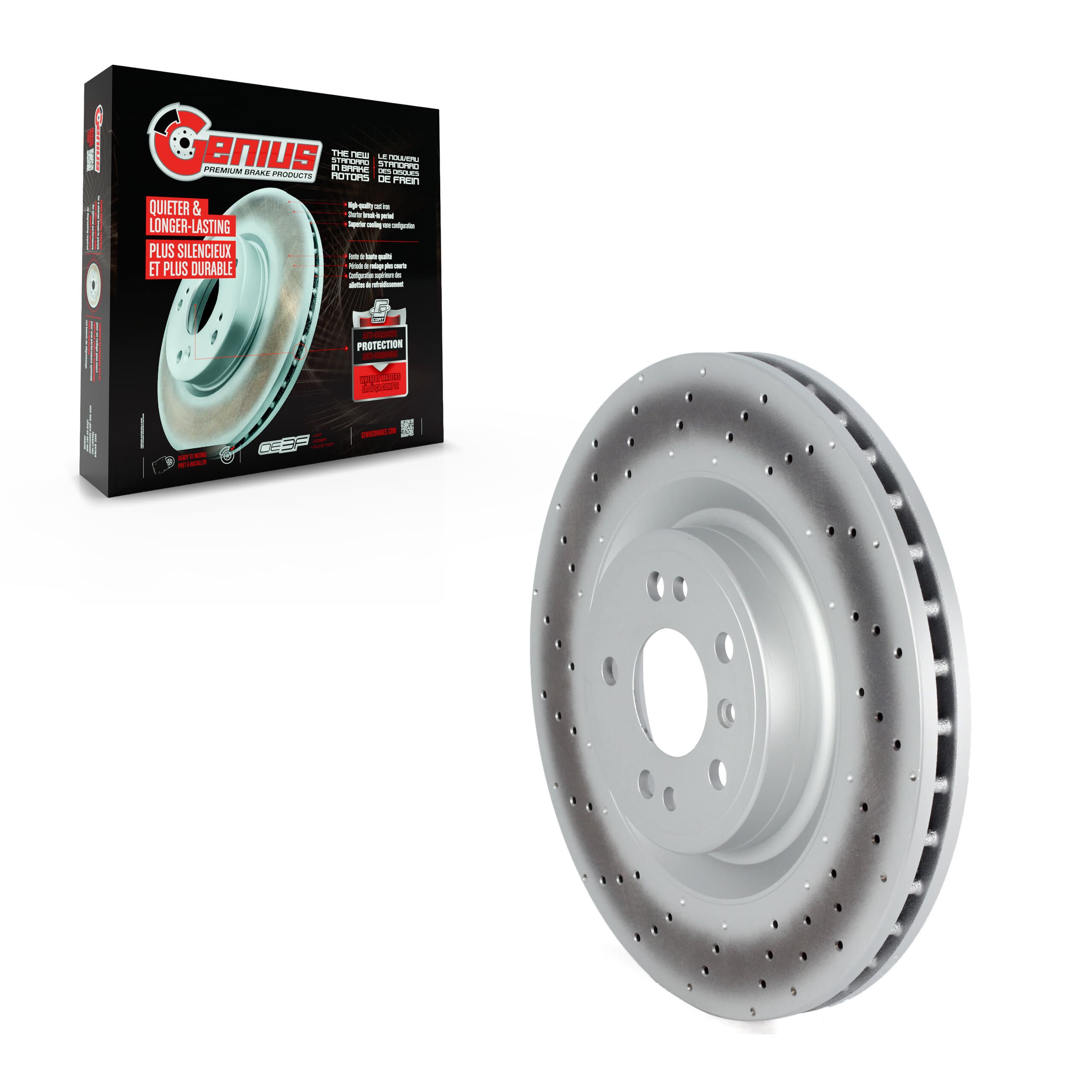 Genius - GCR-G8197OE - Front Disc Brake Rotor image 1