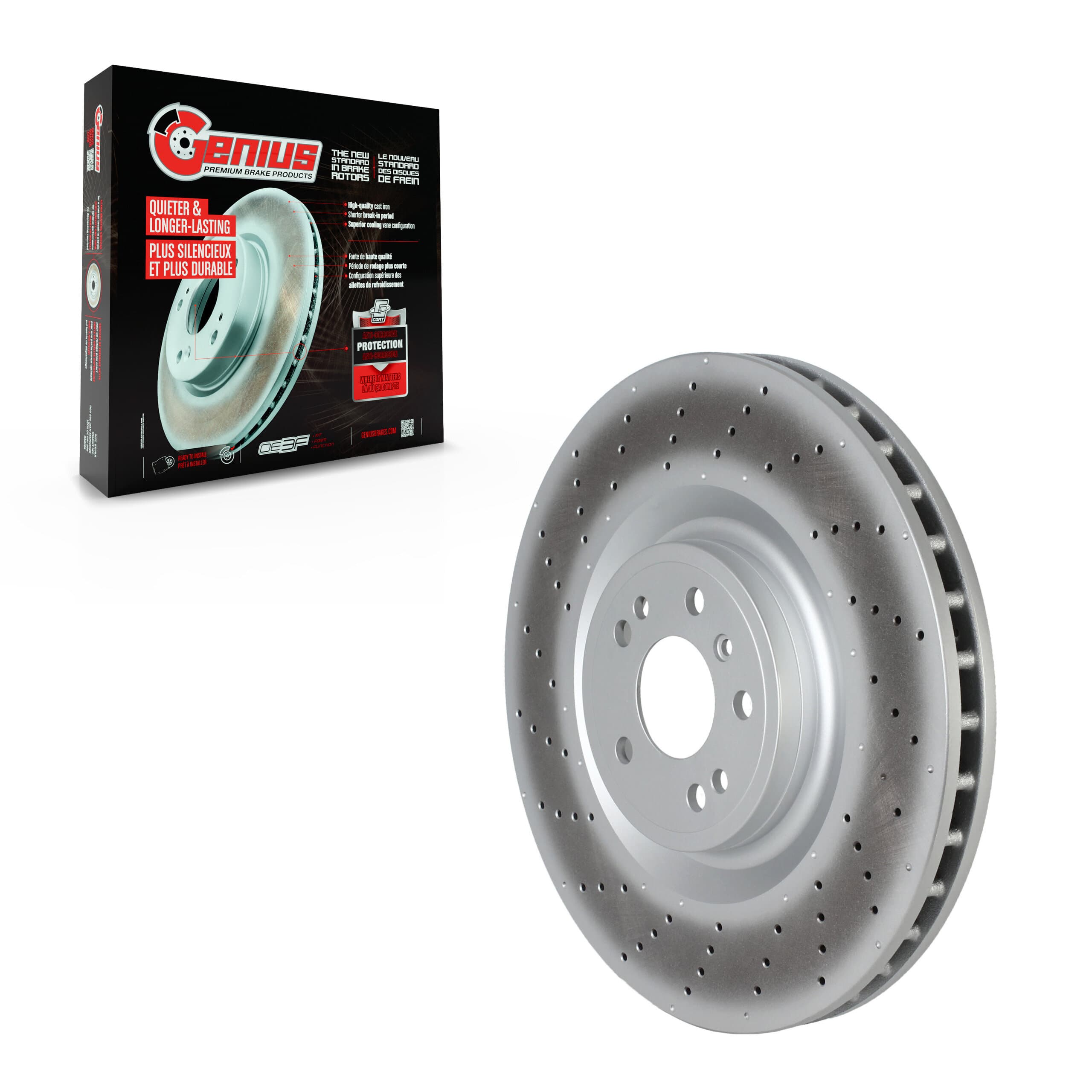 Genius - GCR-G8245OE - Front Disc Brake Rotor image 1