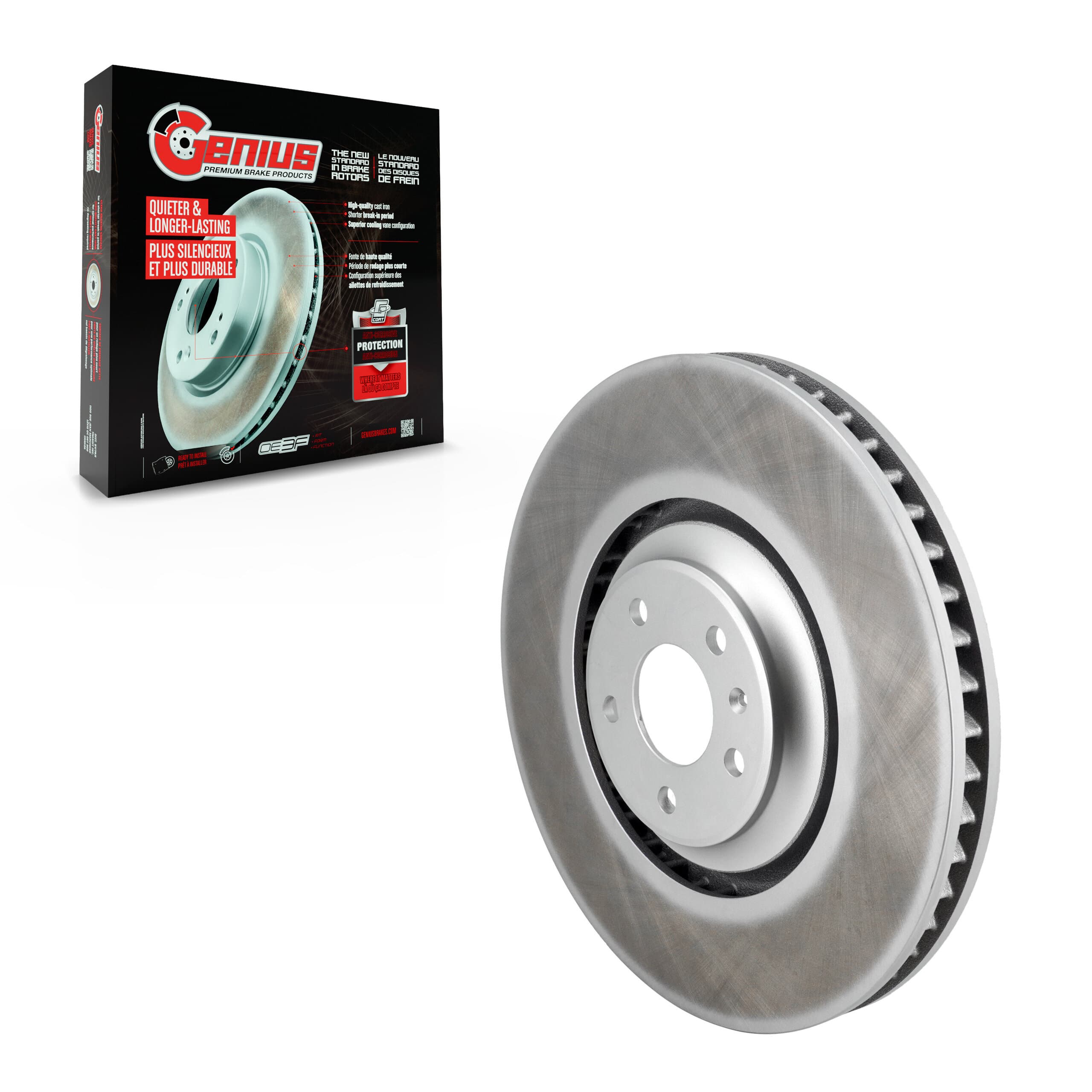 Genius - GCR-G8264 - Front Disc Brake Rotor image 1