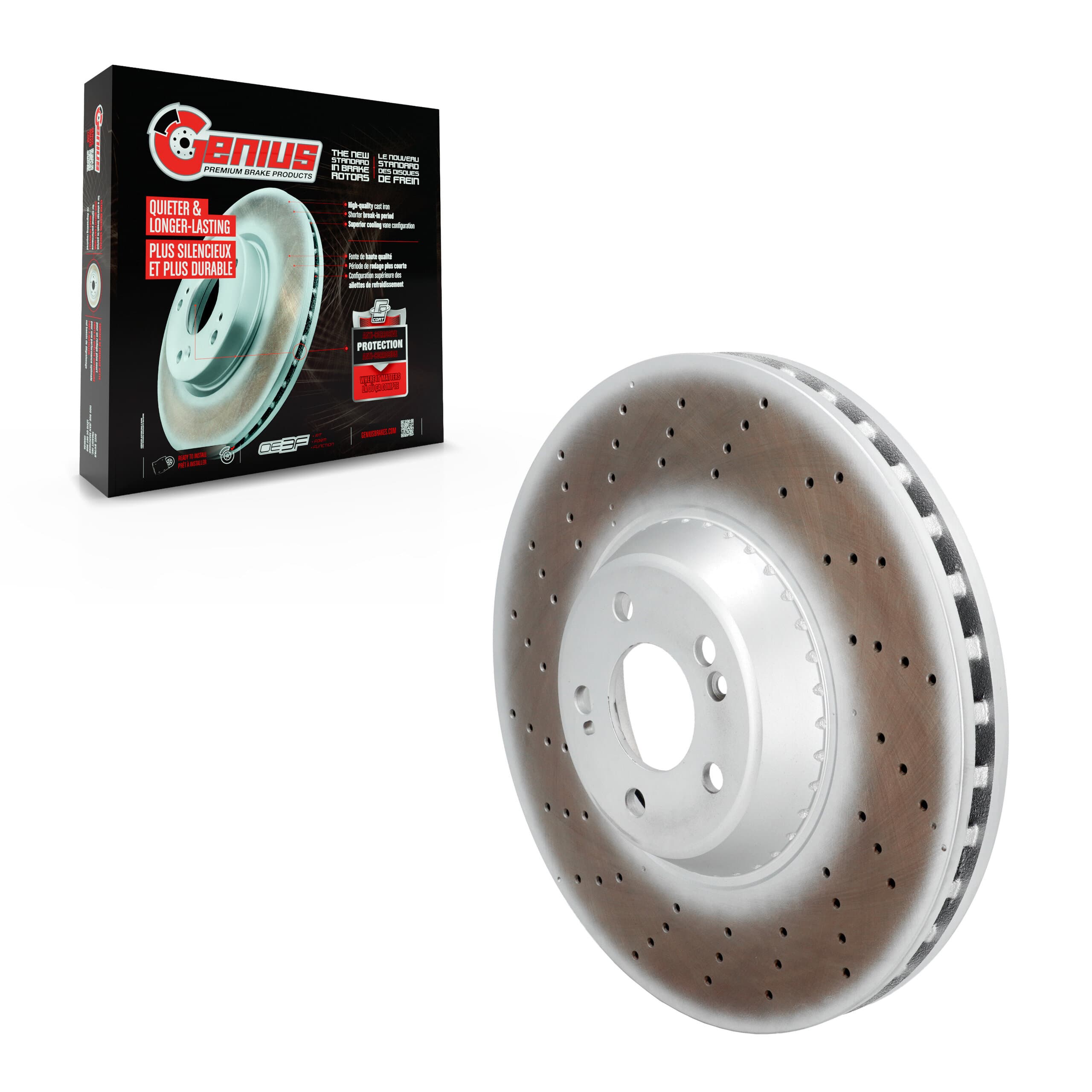 Genius - GCR-G8353OE - Front Disc Brake Rotor image 1