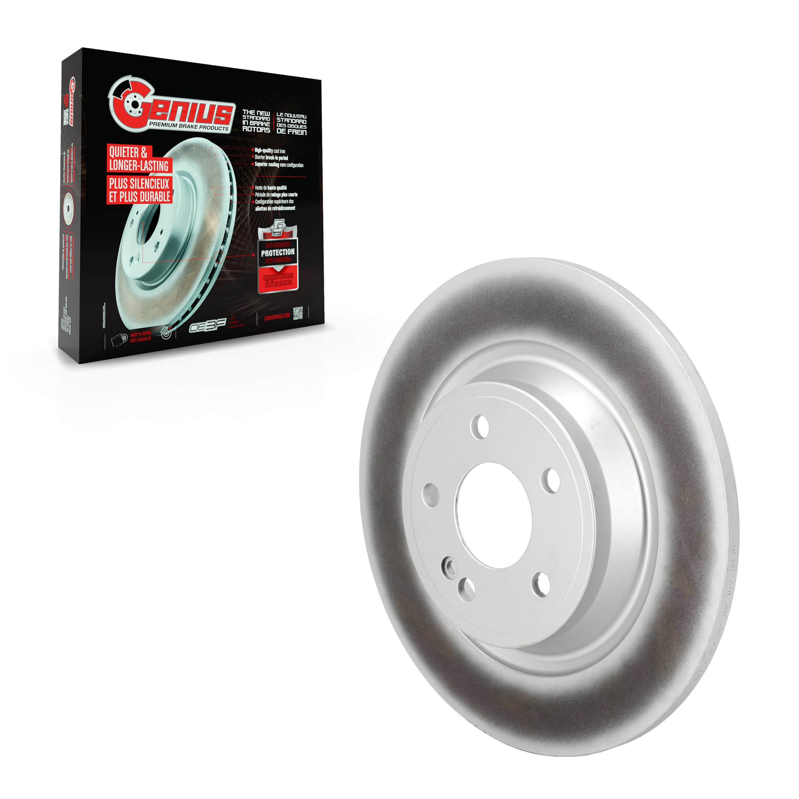 Genius - GCR-G8454 - Rear Disc Brake Rotor image 1