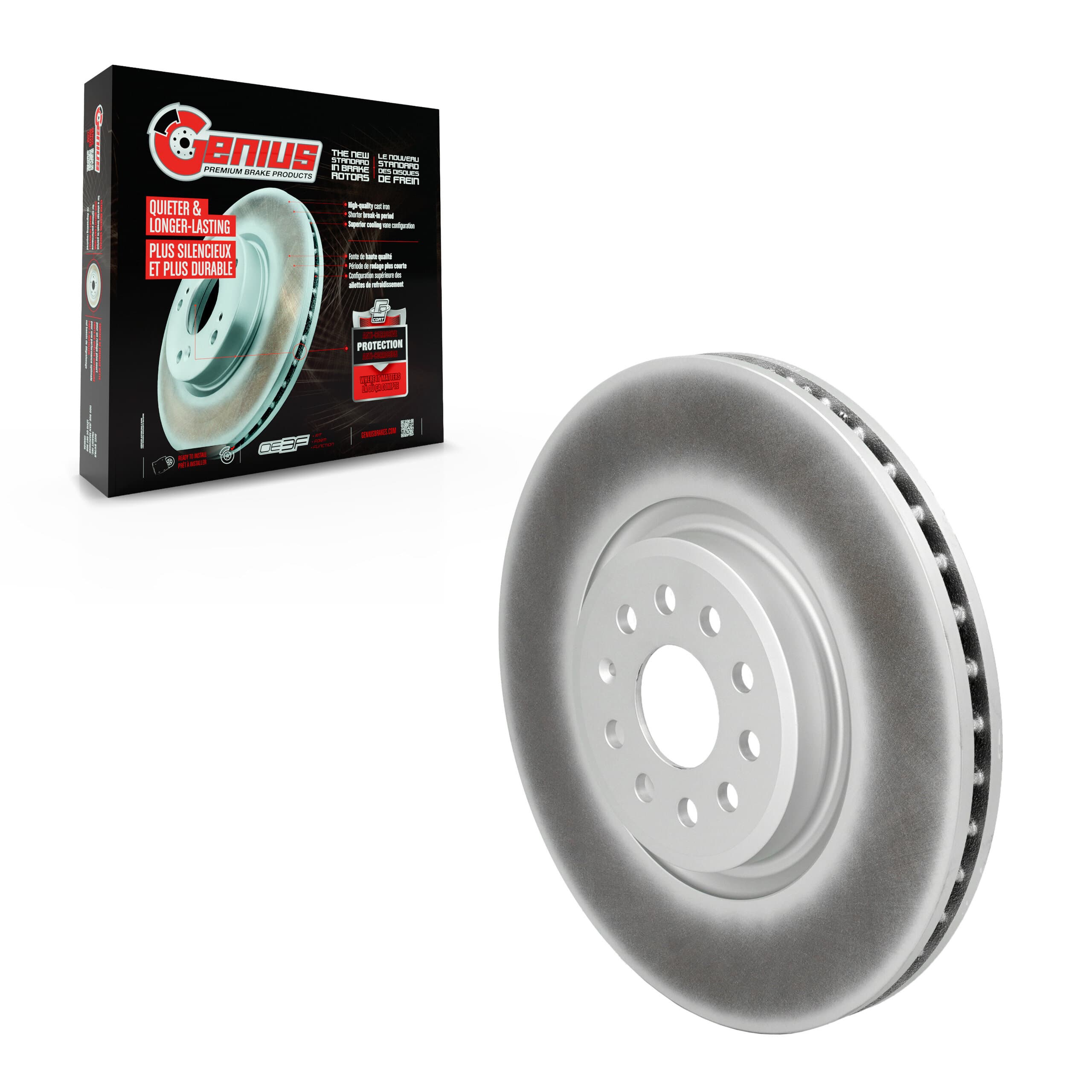 Genius - GCR-G8456 - Front Disc Brake Rotor image 1