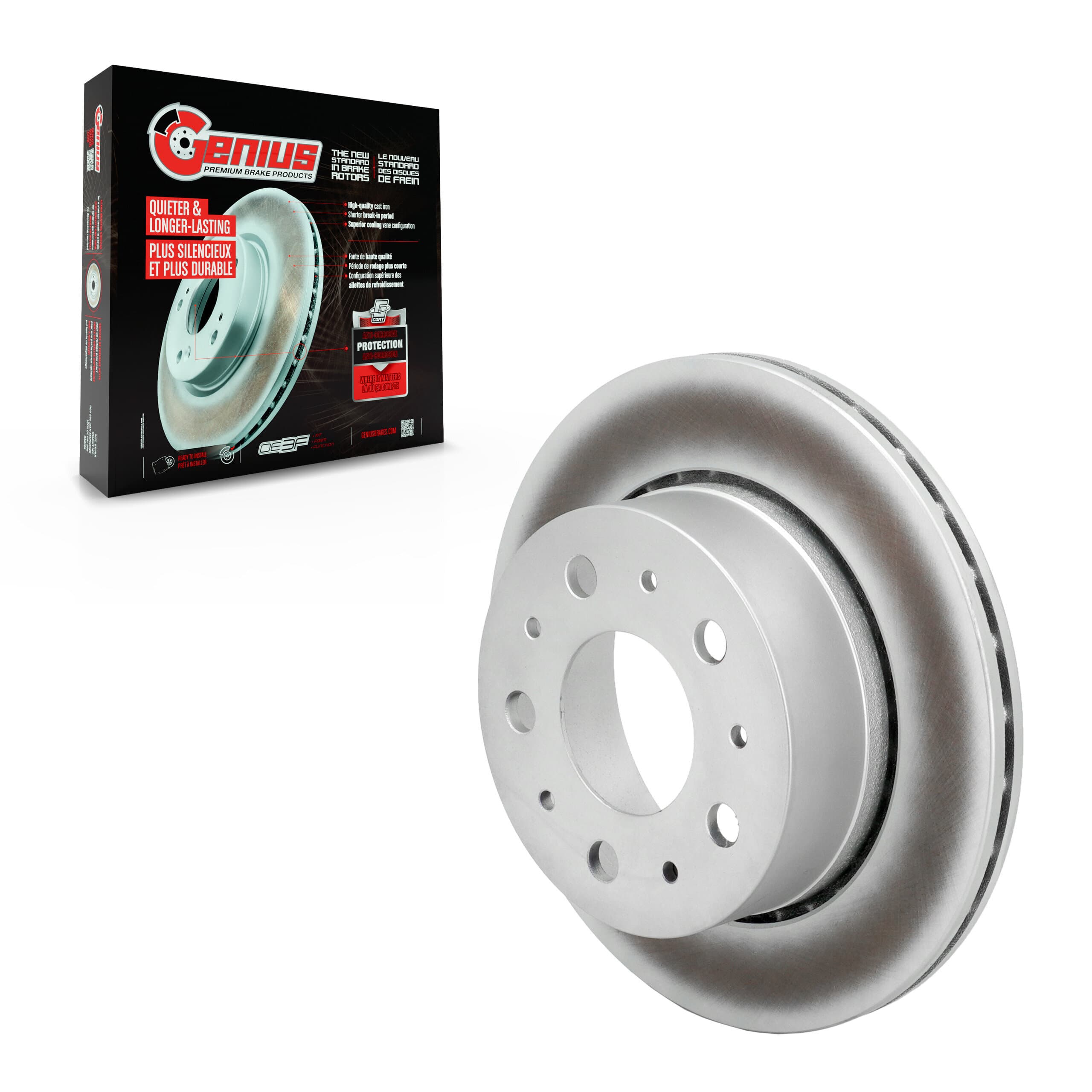Genius - GCR-G8471 - Rear Disc Brake Rotor image 1