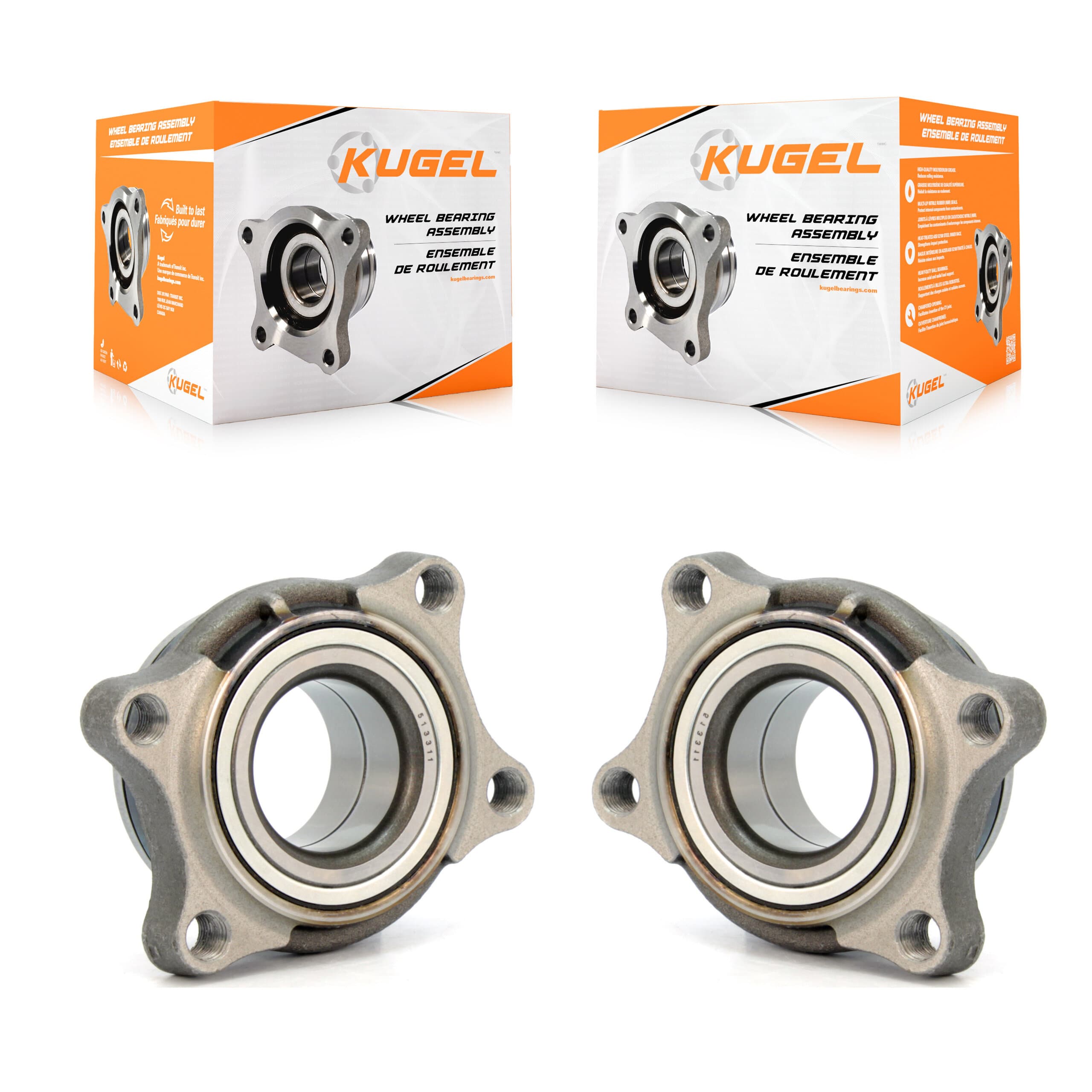 Kugel - K70-100004 - Front Wheel Bearing Assembly Kits image 1