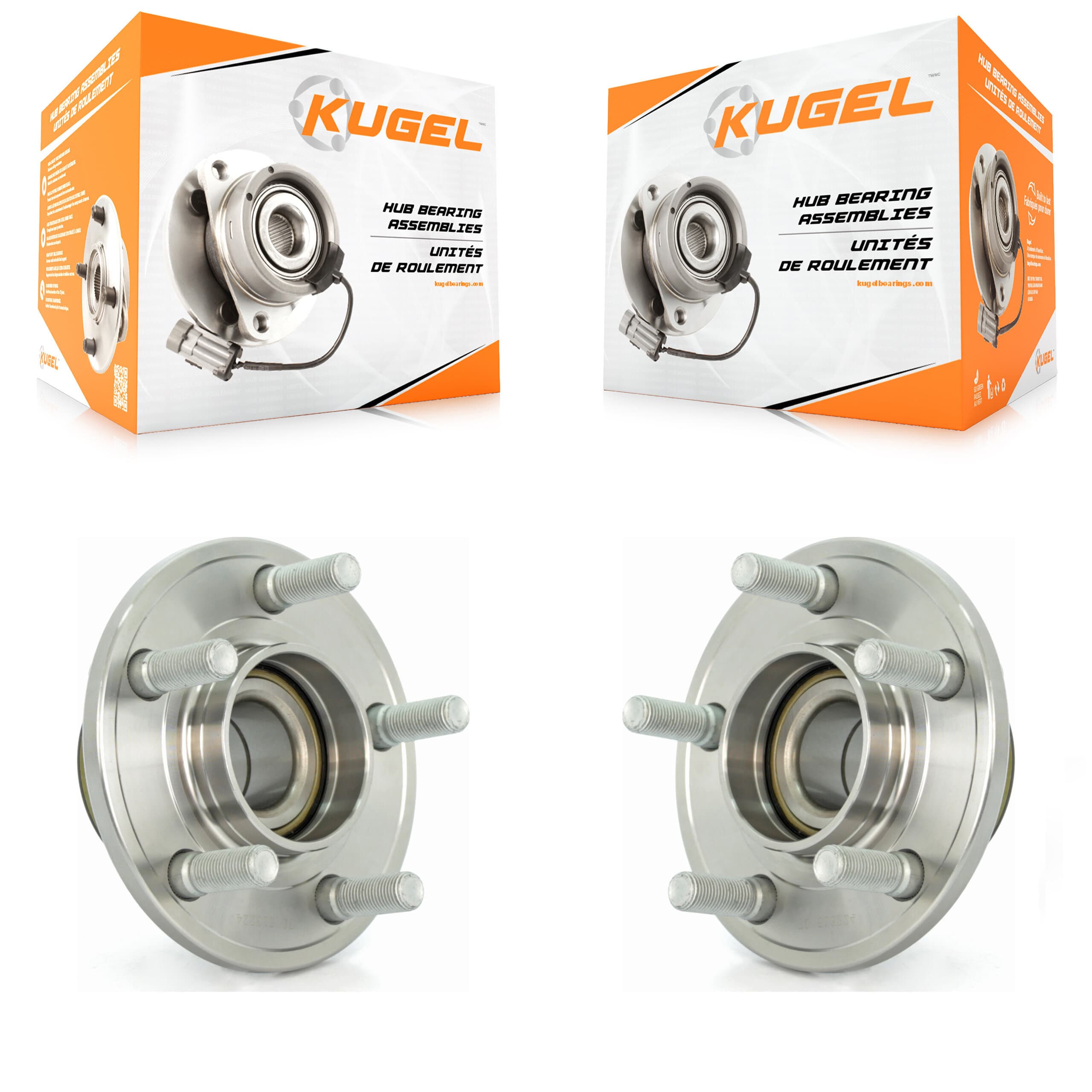 Kugel - K70-100296 - Front Wheel Bearing and Hub Assembly Kits image 1