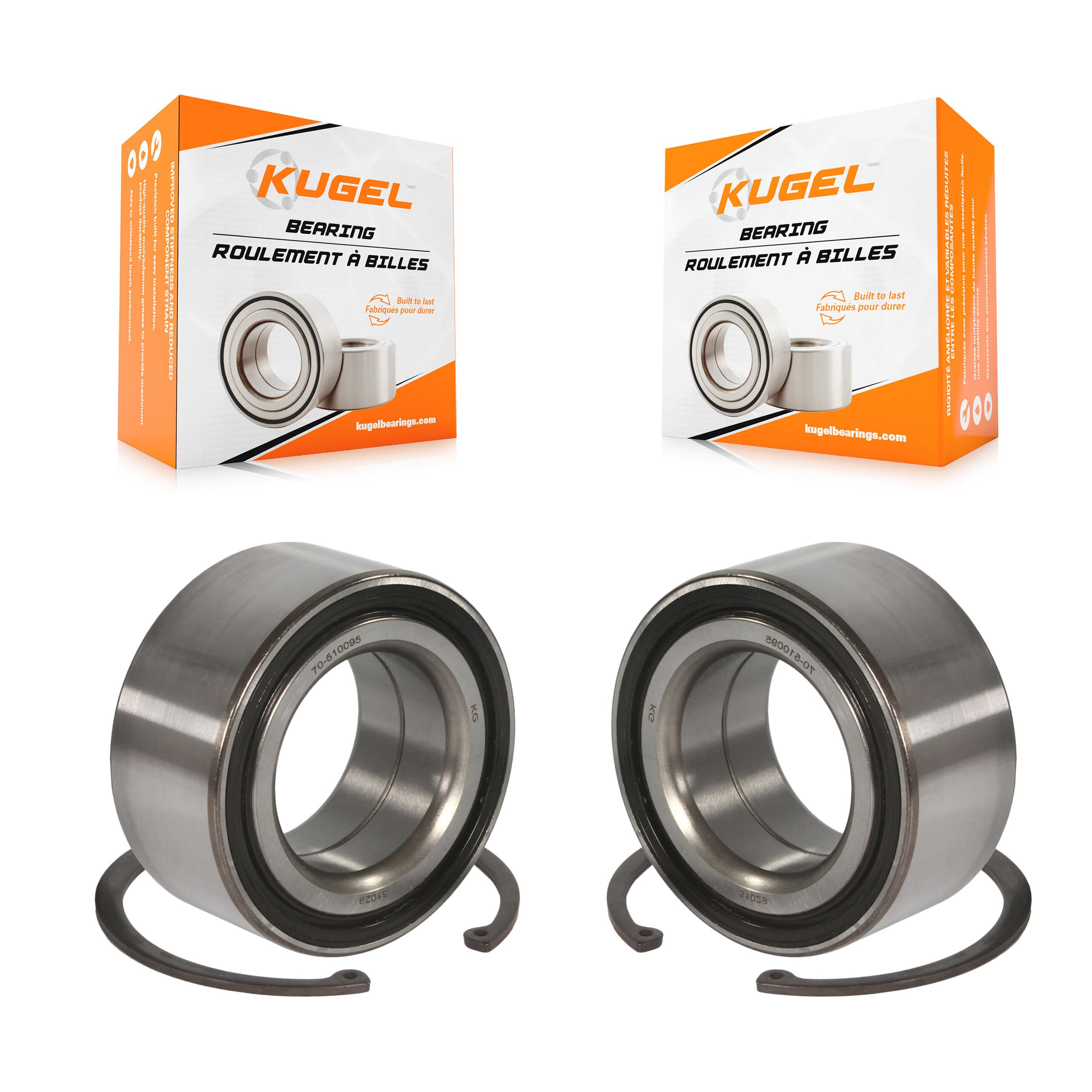 Kugel - K70-100533 - Front Wheel Bearing Kits image 1