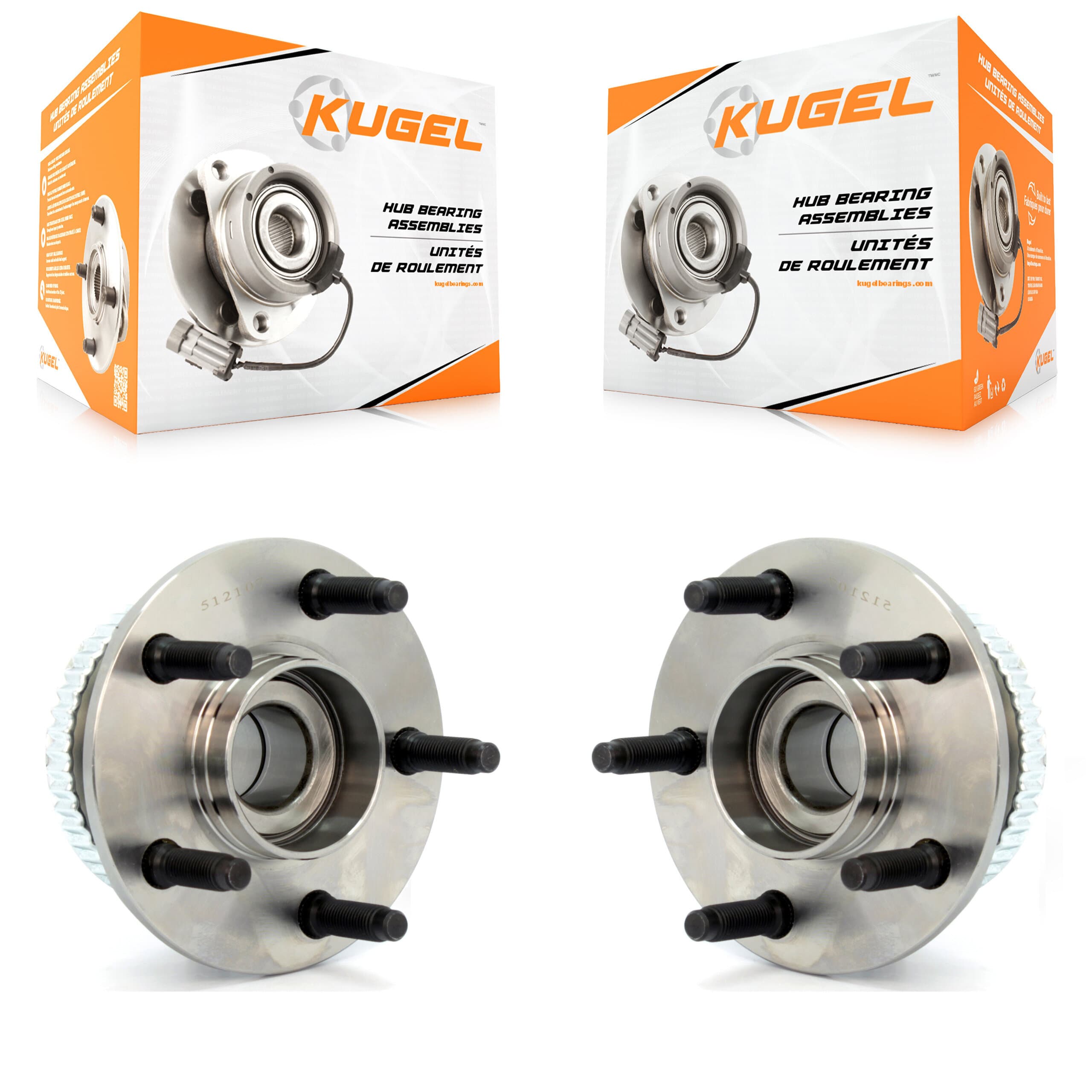 Kugel - K70-100567 - Rear Wheel Bearing and Hub Assembly Kits image 1