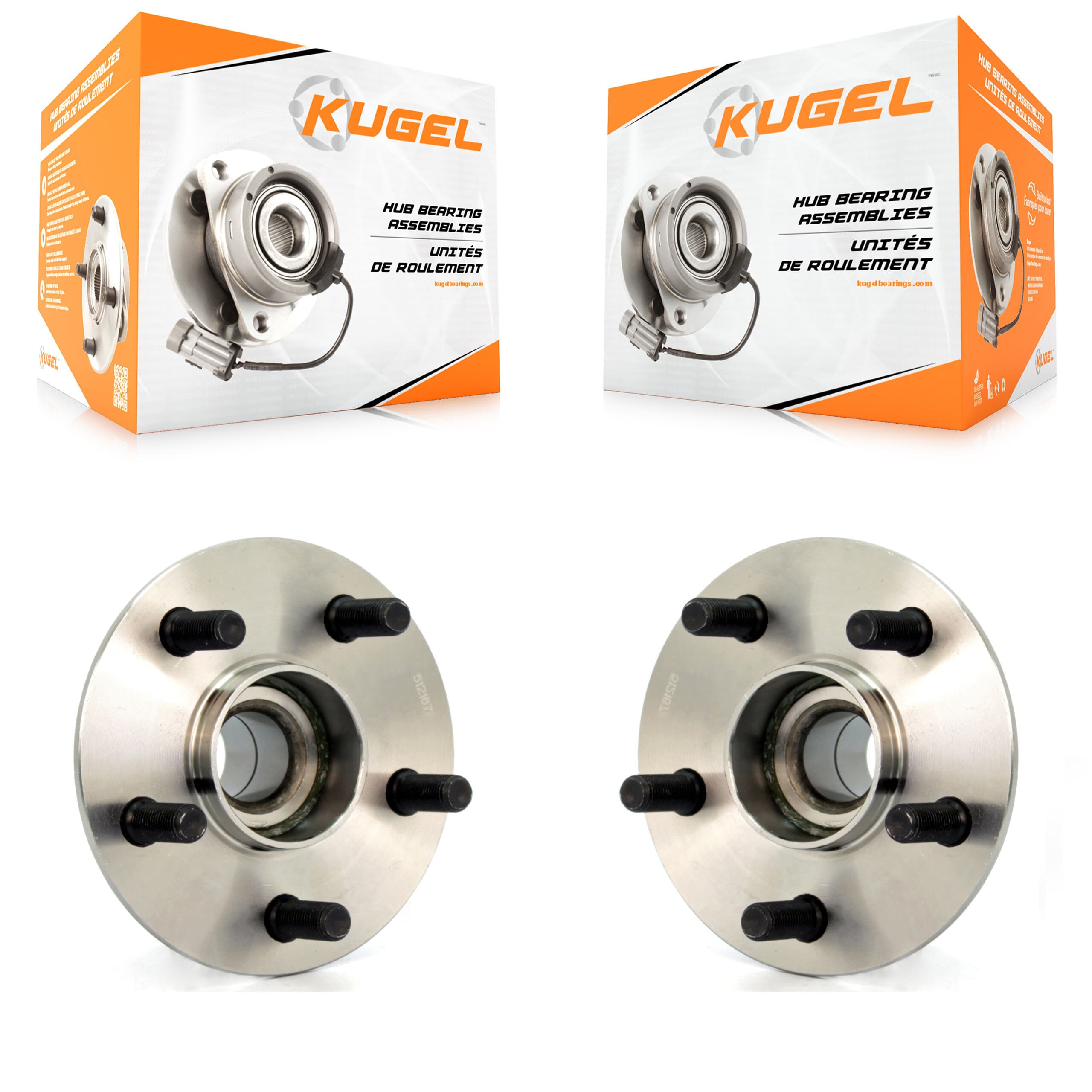Kugel - K70-100579 - Rear Wheel Bearing and Hub Assembly Kits image 1