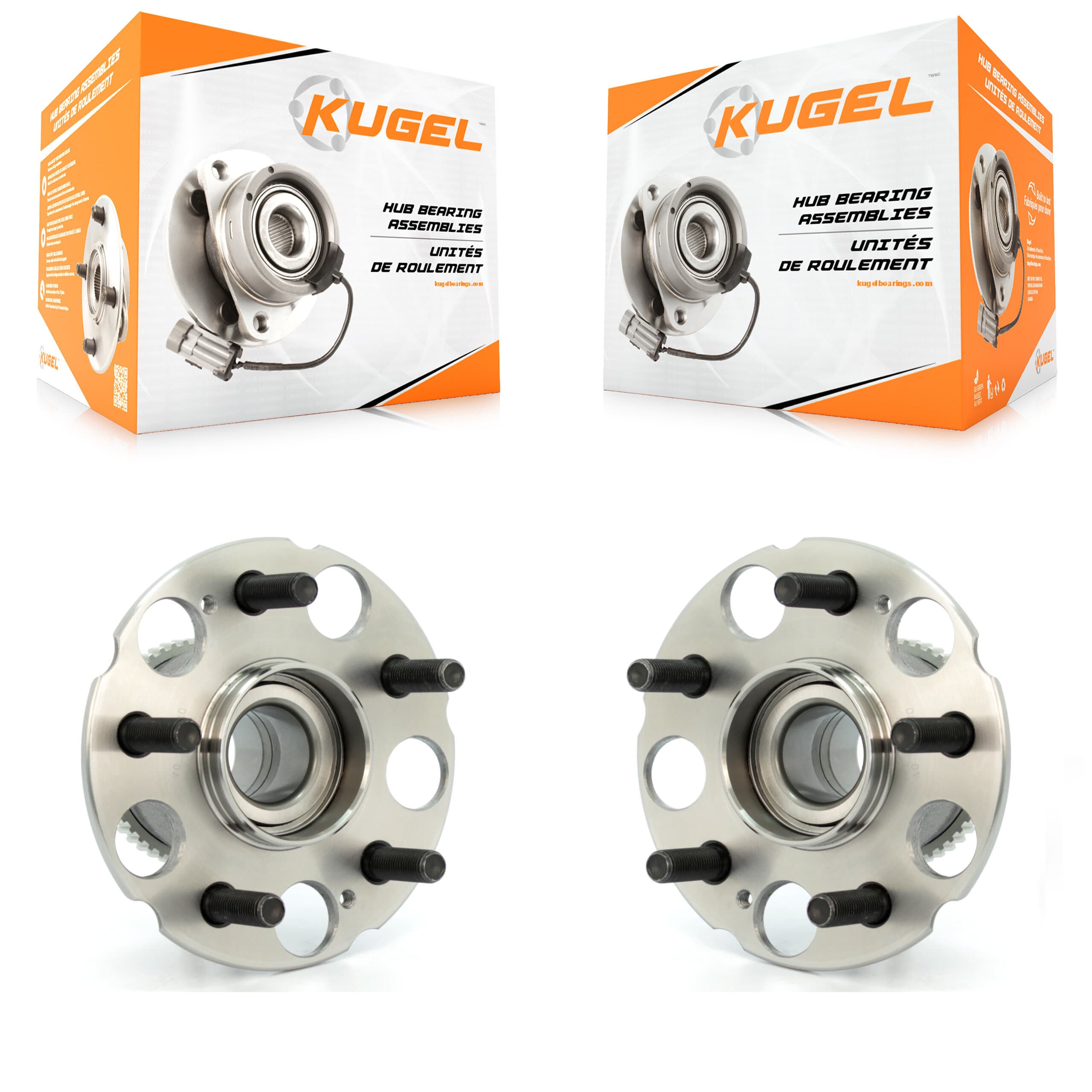 Kugel - K70-100588 - Rear Wheel Bearing and Hub Assembly Kits image 1