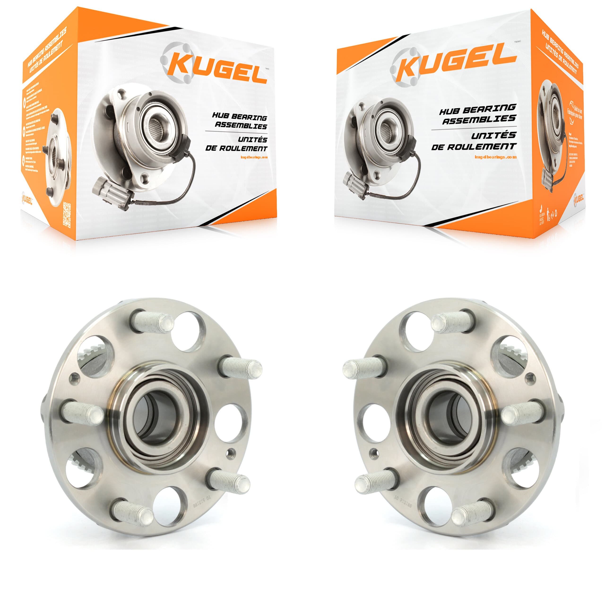 Kugel - K70-100591 - Rear Wheel Bearing and Hub Assembly Kits image 1