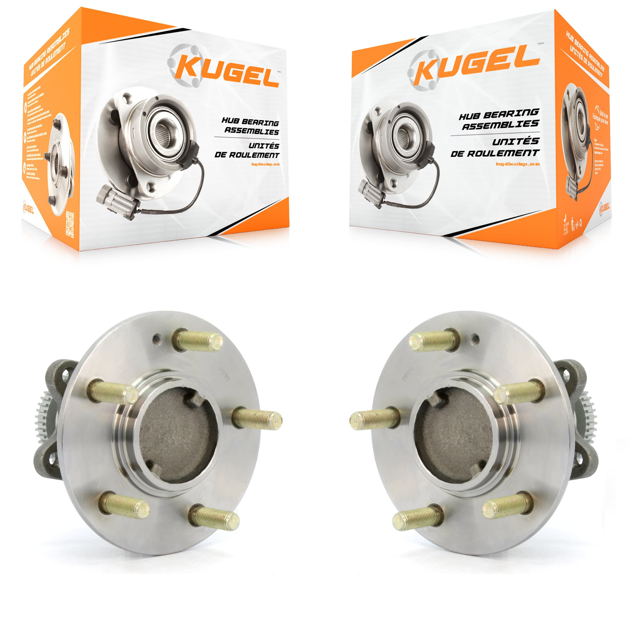 Kugel - K70-100592 - Rear Wheel Bearing and Hub Assembly Kits image 1