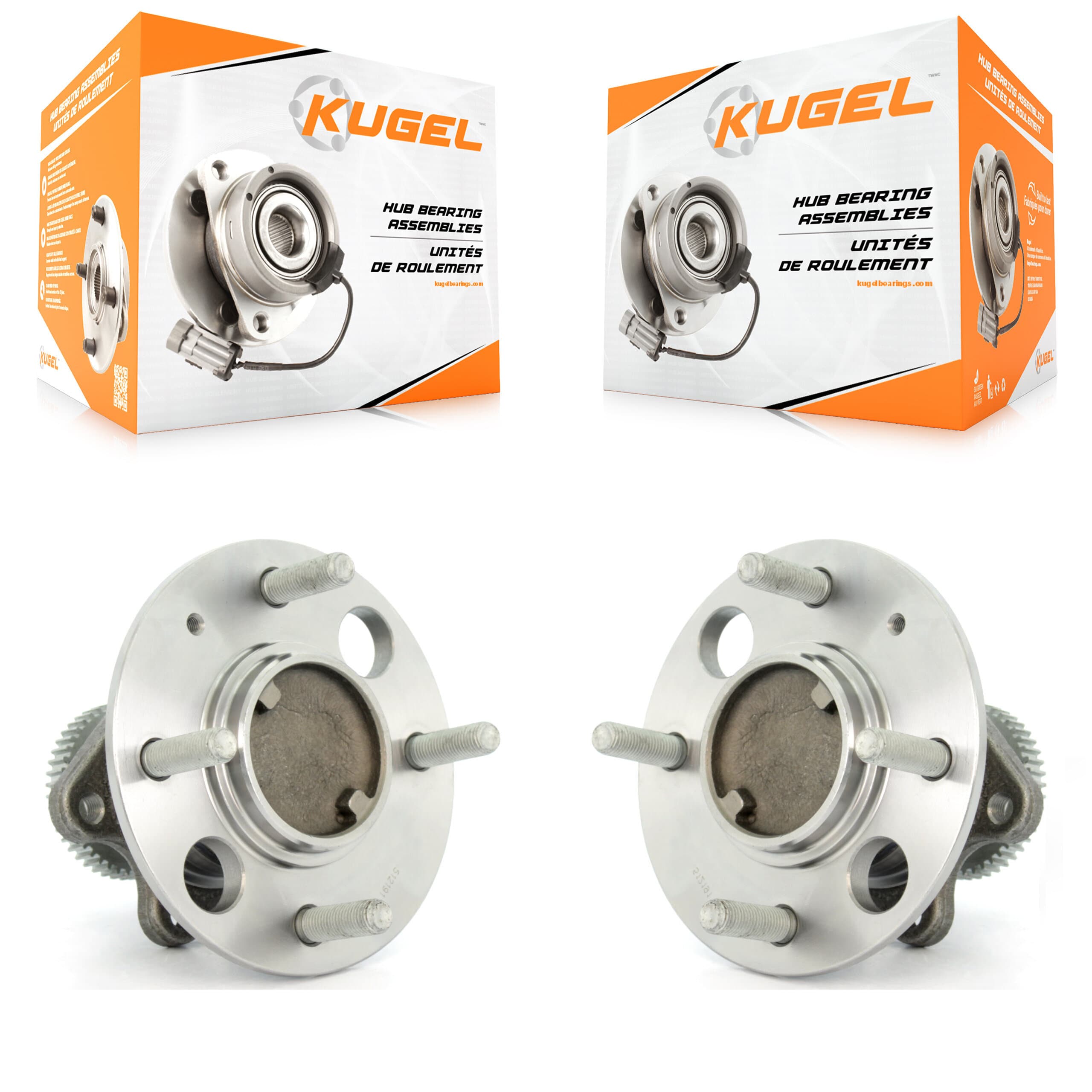 Kugel - K70-100594 - Rear Wheel Bearing and Hub Assembly Kits image 1