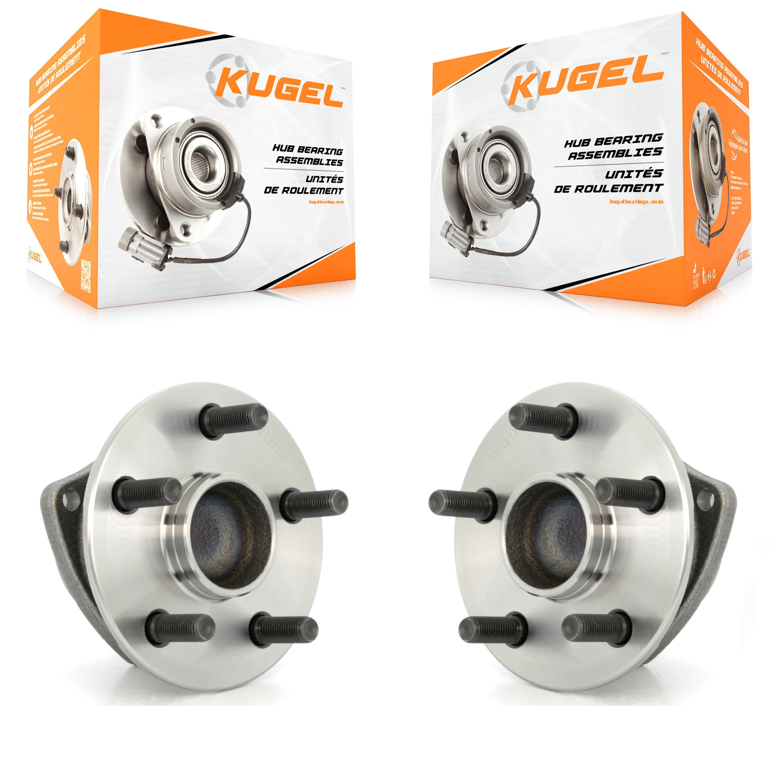 Kugel - K70-100605 - Rear Wheel Bearing and Hub Assembly Kits image 1