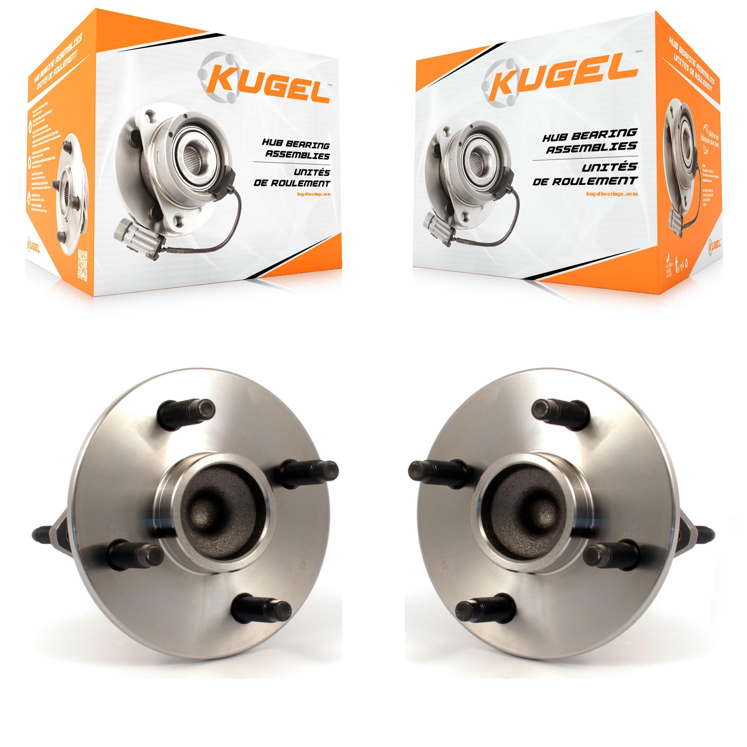 Kugel - K70-100617 - Rear Wheel Bearing and Hub Assembly Kits image 1