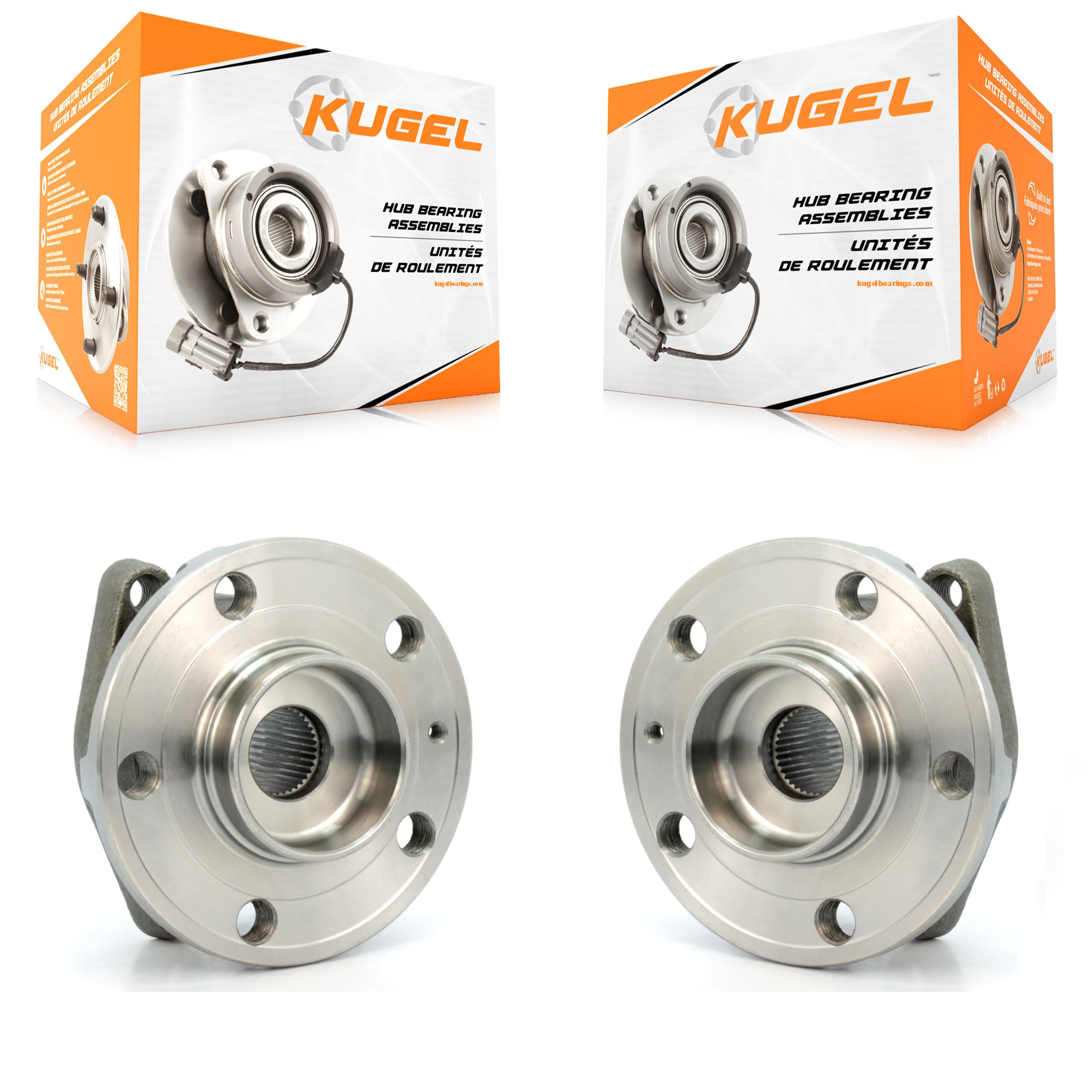 Kugel - K70-100619 - Rear Wheel Bearing and Hub Assembly Kits image 1