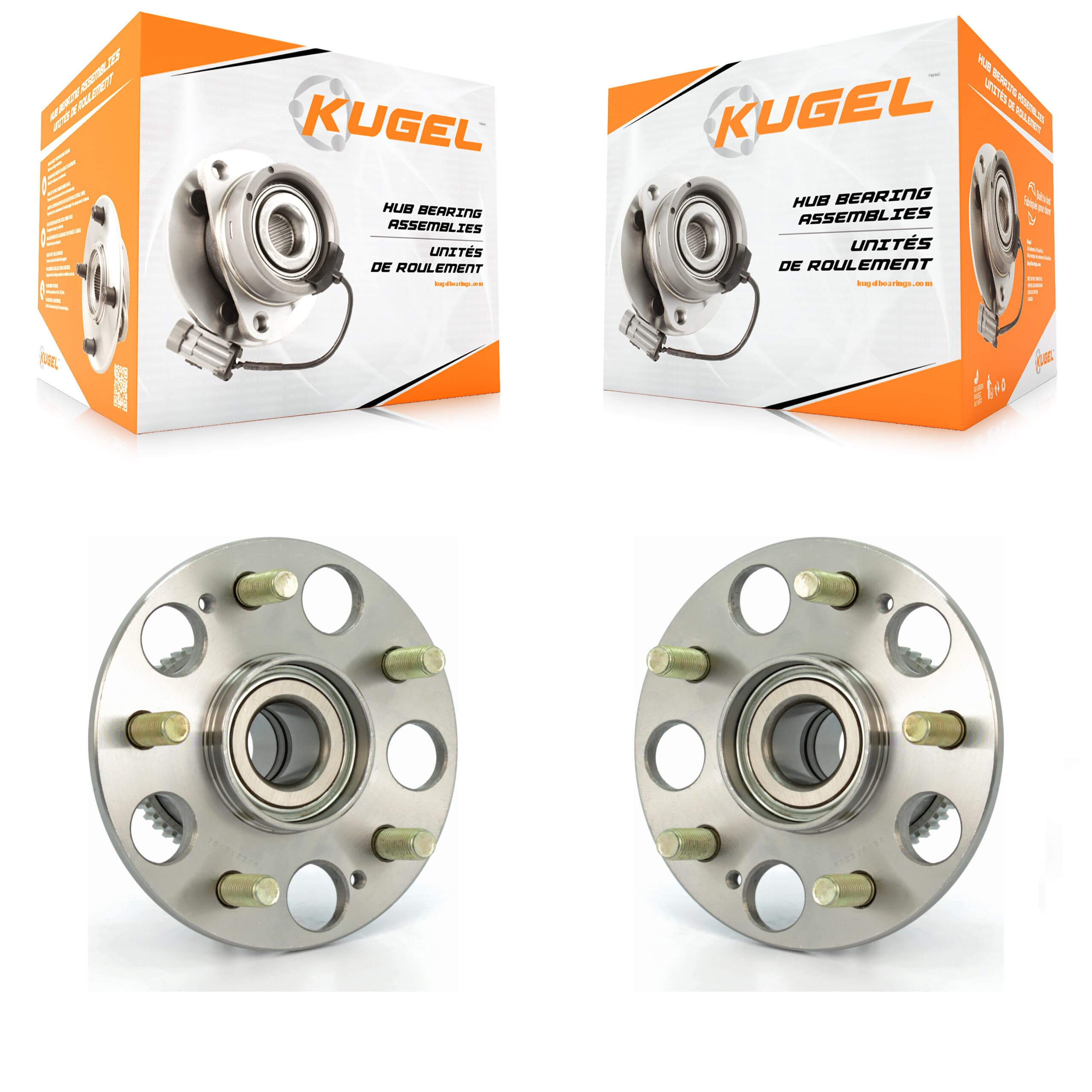 Kugel - K70-100622 - Rear Wheel Bearing and Hub Assembly Kits image 1