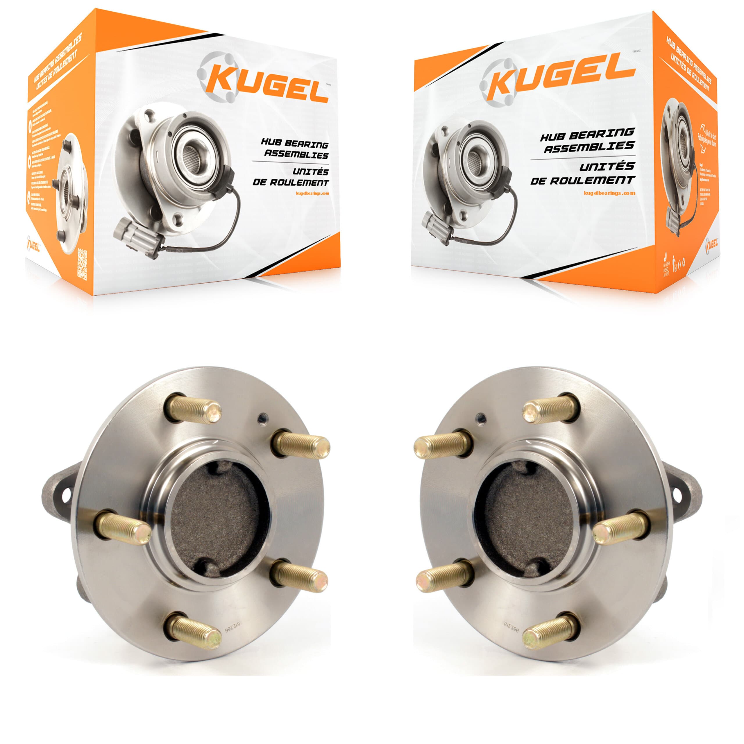 Kugel - K70-100624 - Rear Wheel Bearing and Hub Assembly Kits image 1