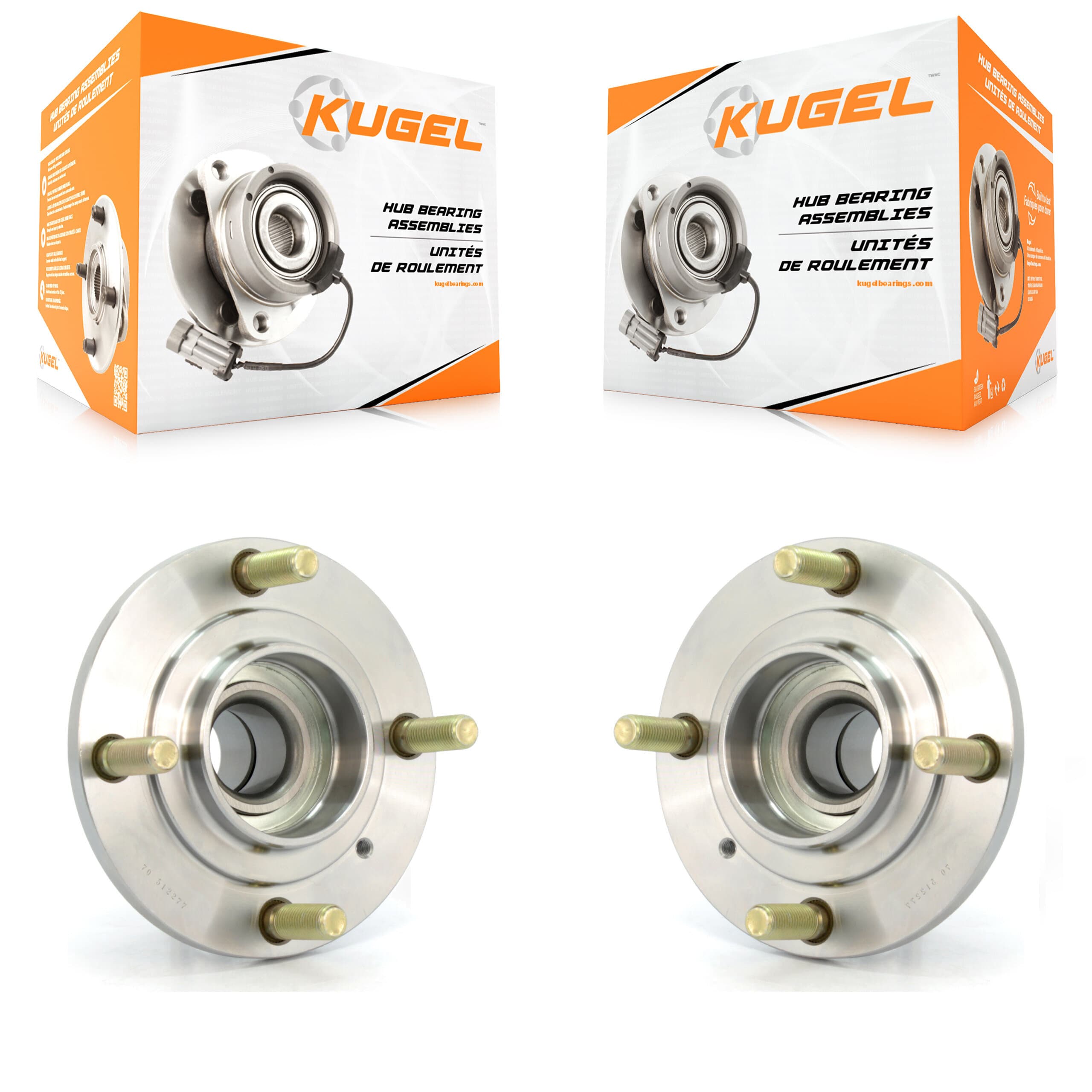 Kugel - K70-100631 - Rear Wheel Bearing and Hub Assembly Kits image 1