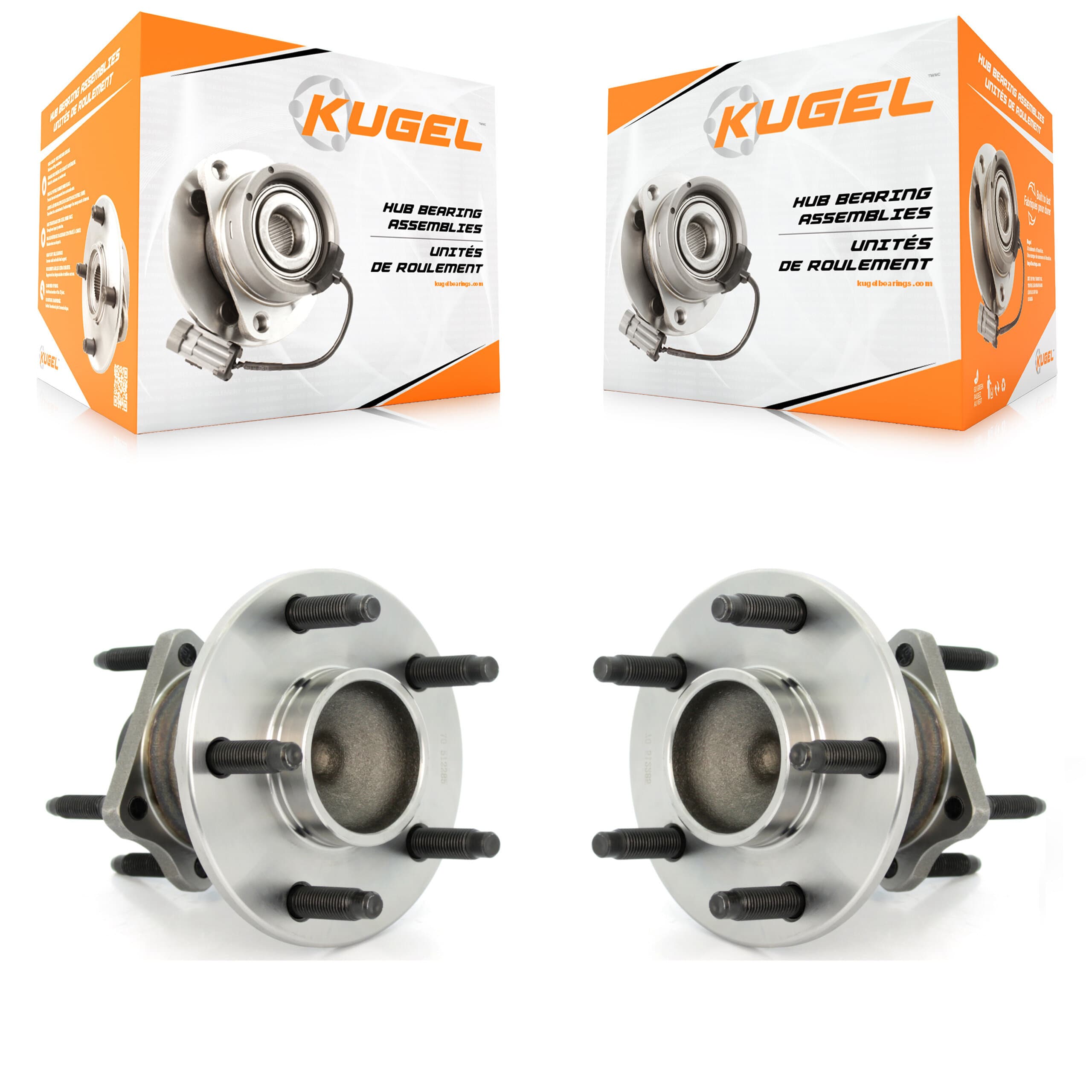 Kugel - K70-100635 - Rear Wheel Bearing and Hub Assembly Kits image 1