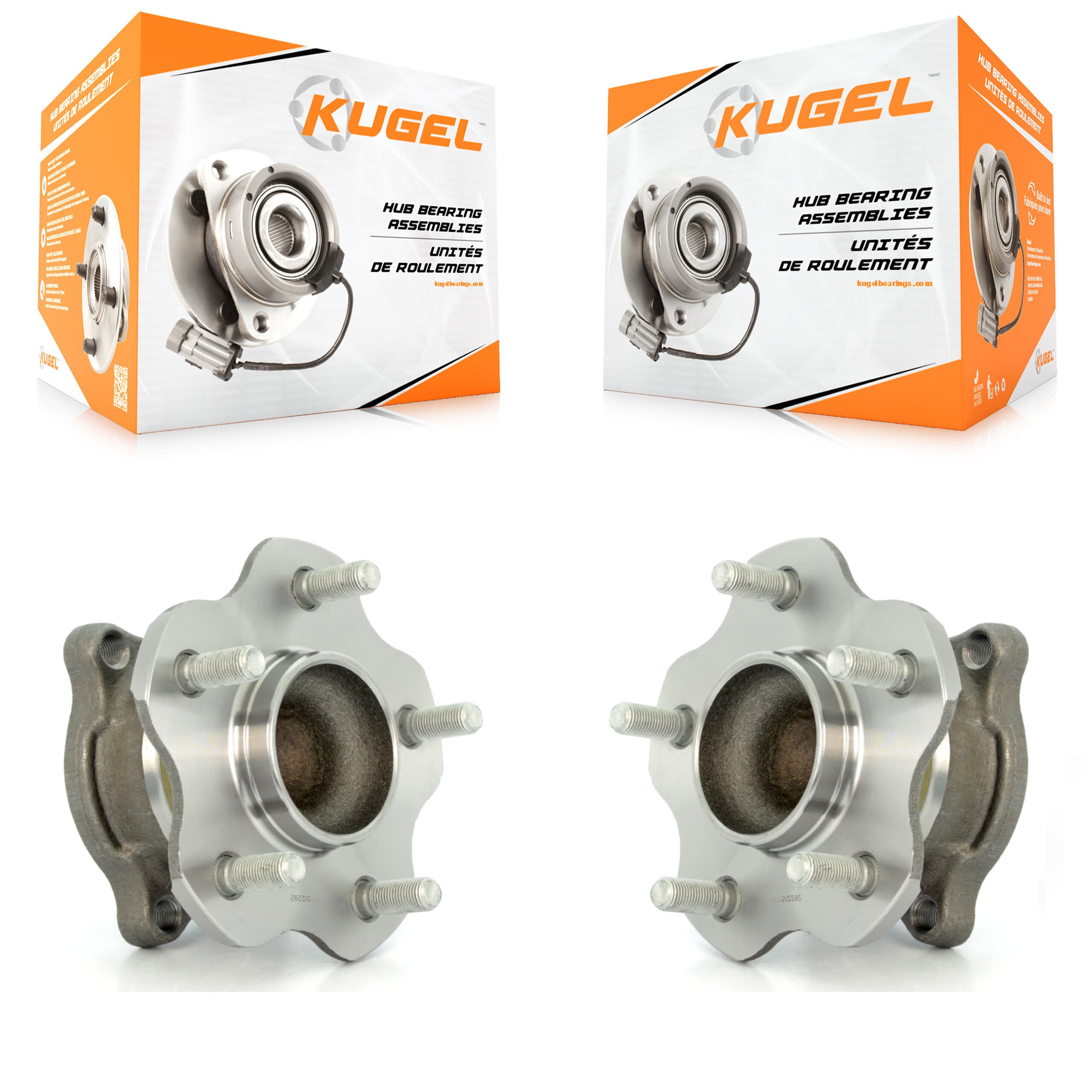Kugel - K70-100639 - Rear Wheel Bearing and Hub Assembly Kits image 1