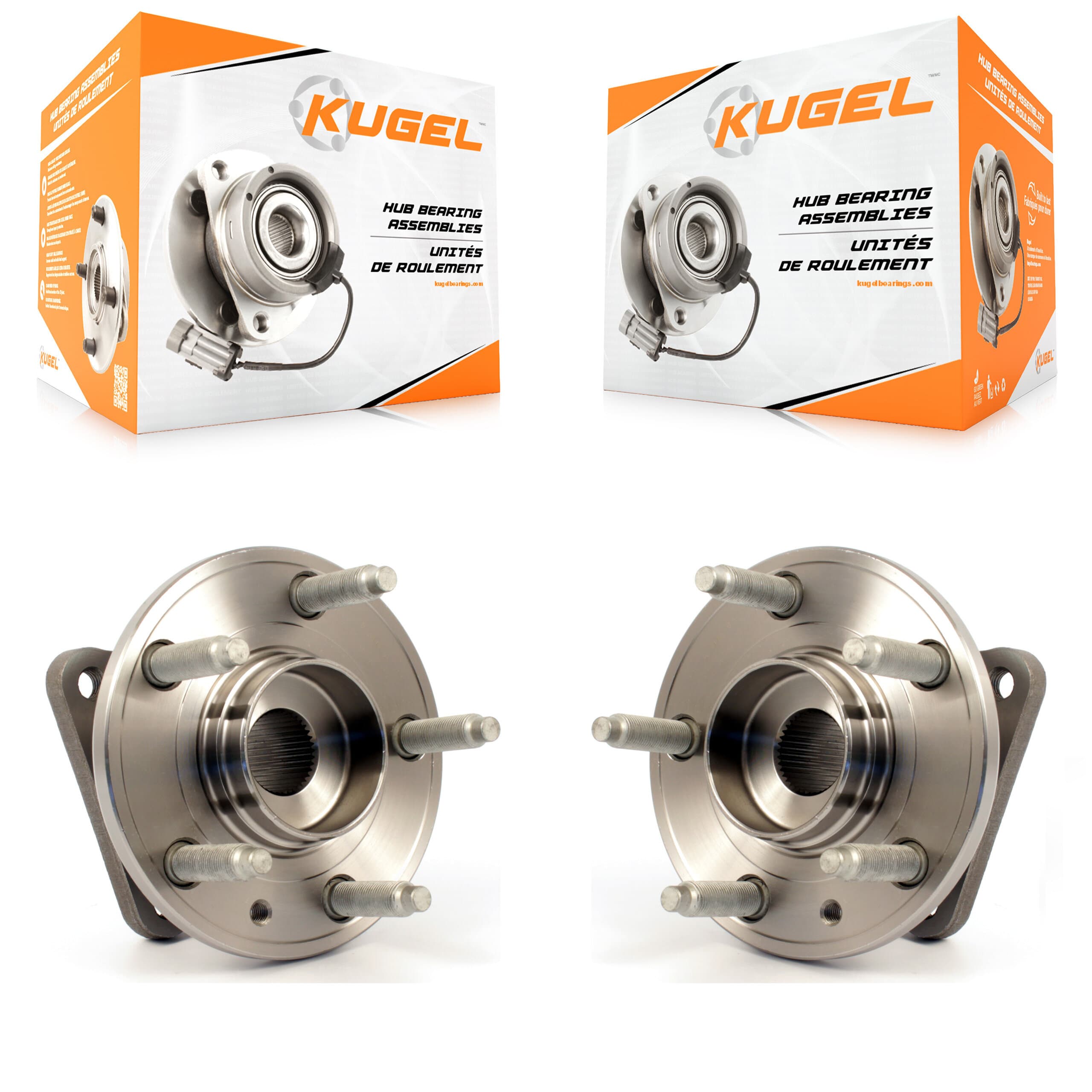 Kugel - K70-100641 - Rear Wheel Bearing and Hub Assembly Kits image 1