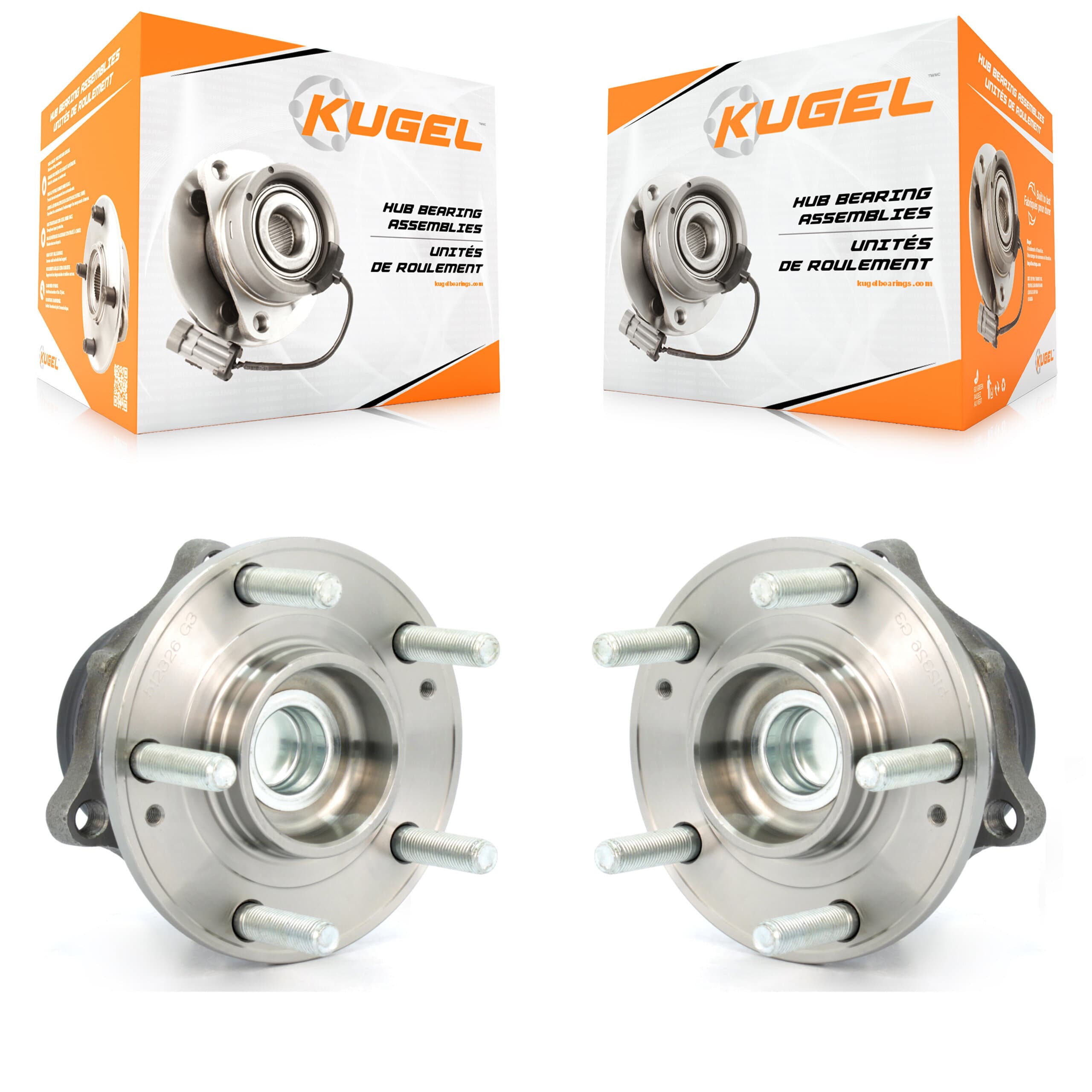 Kugel - K70-100661 - Rear Wheel Bearing and Hub Assembly Kits image 1