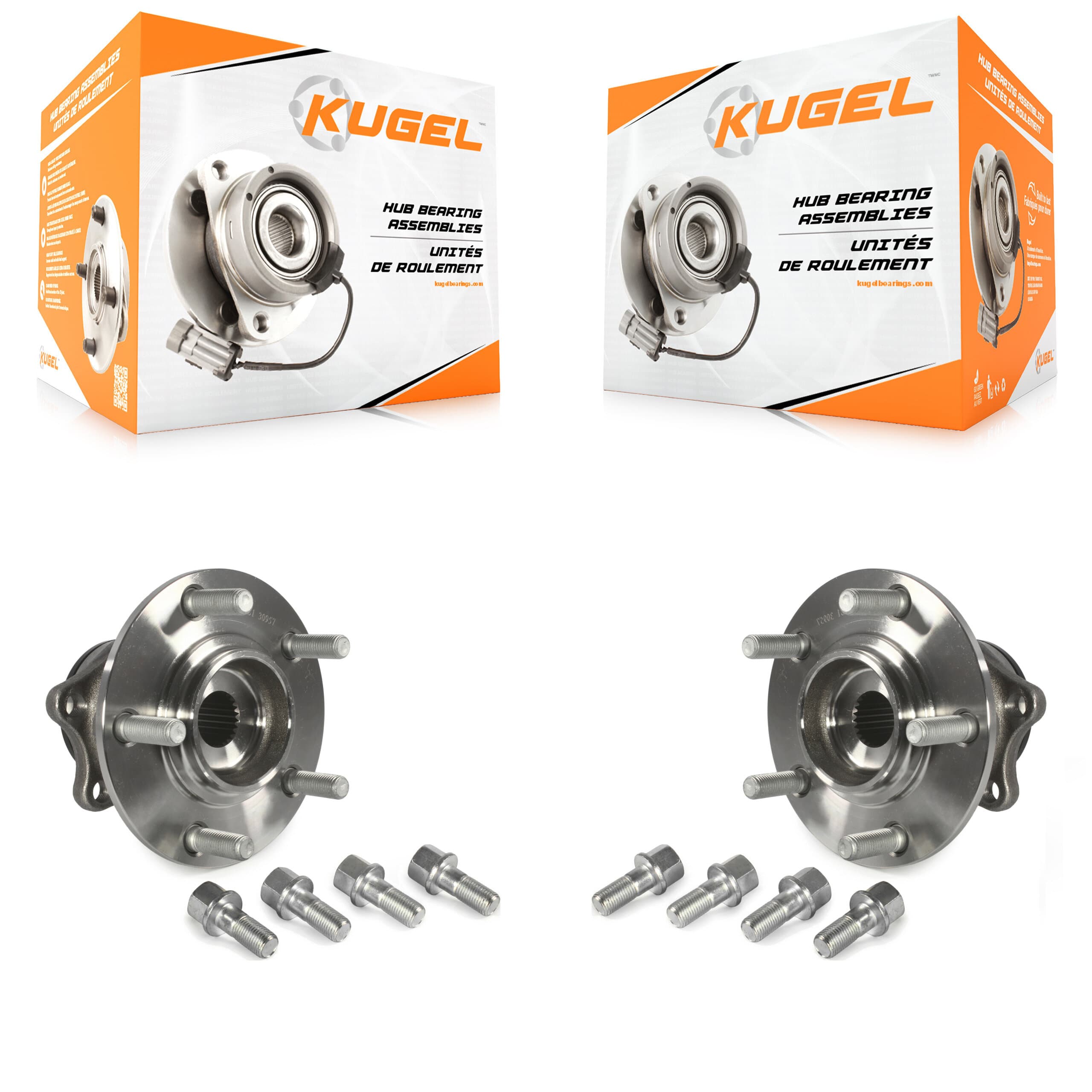 Kugel - K70-100699 - Rear Wheel Bearing and Hub Assembly Kits image 1
