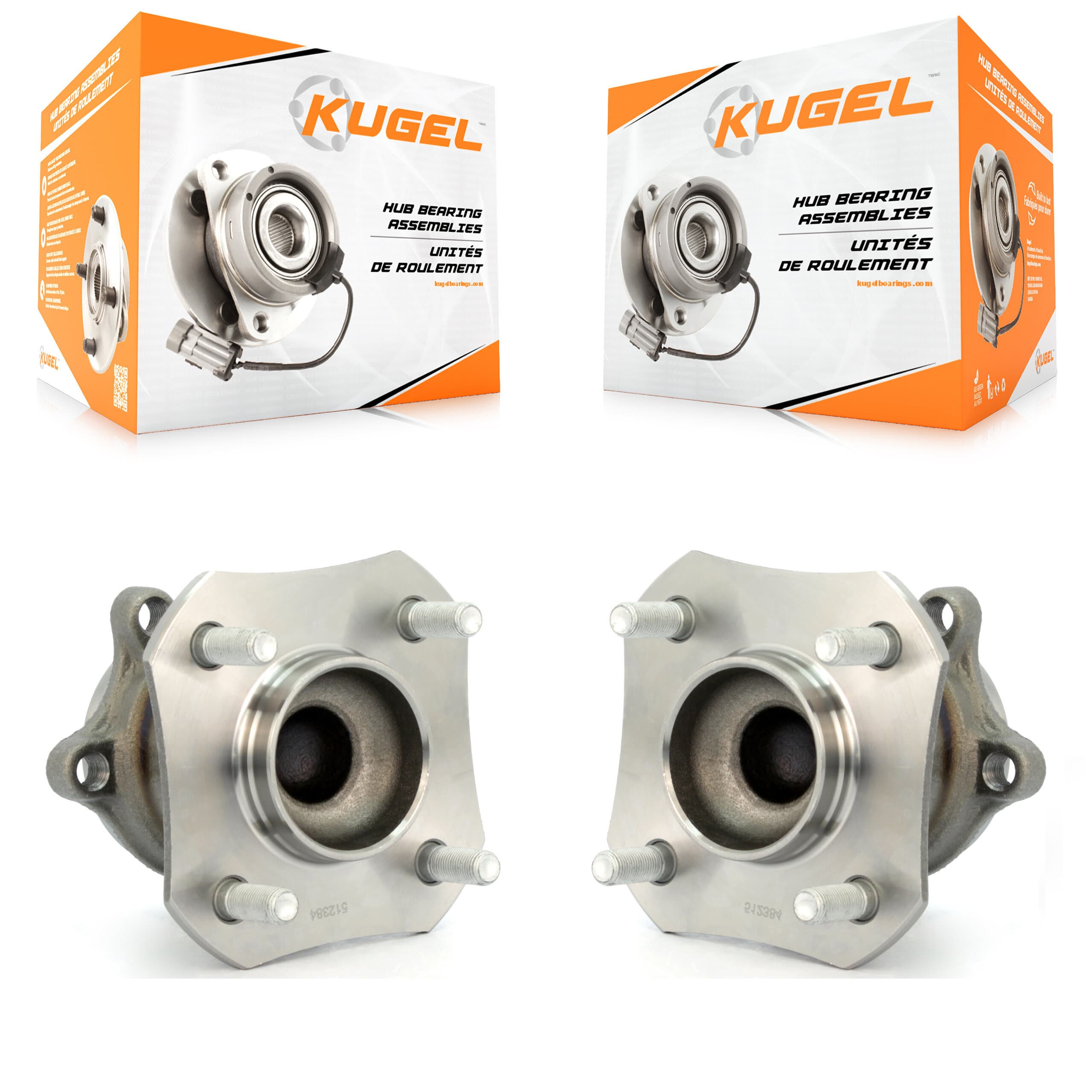Kugel - K70-100702 - Rear Wheel Bearing and Hub Assembly Kits image 1