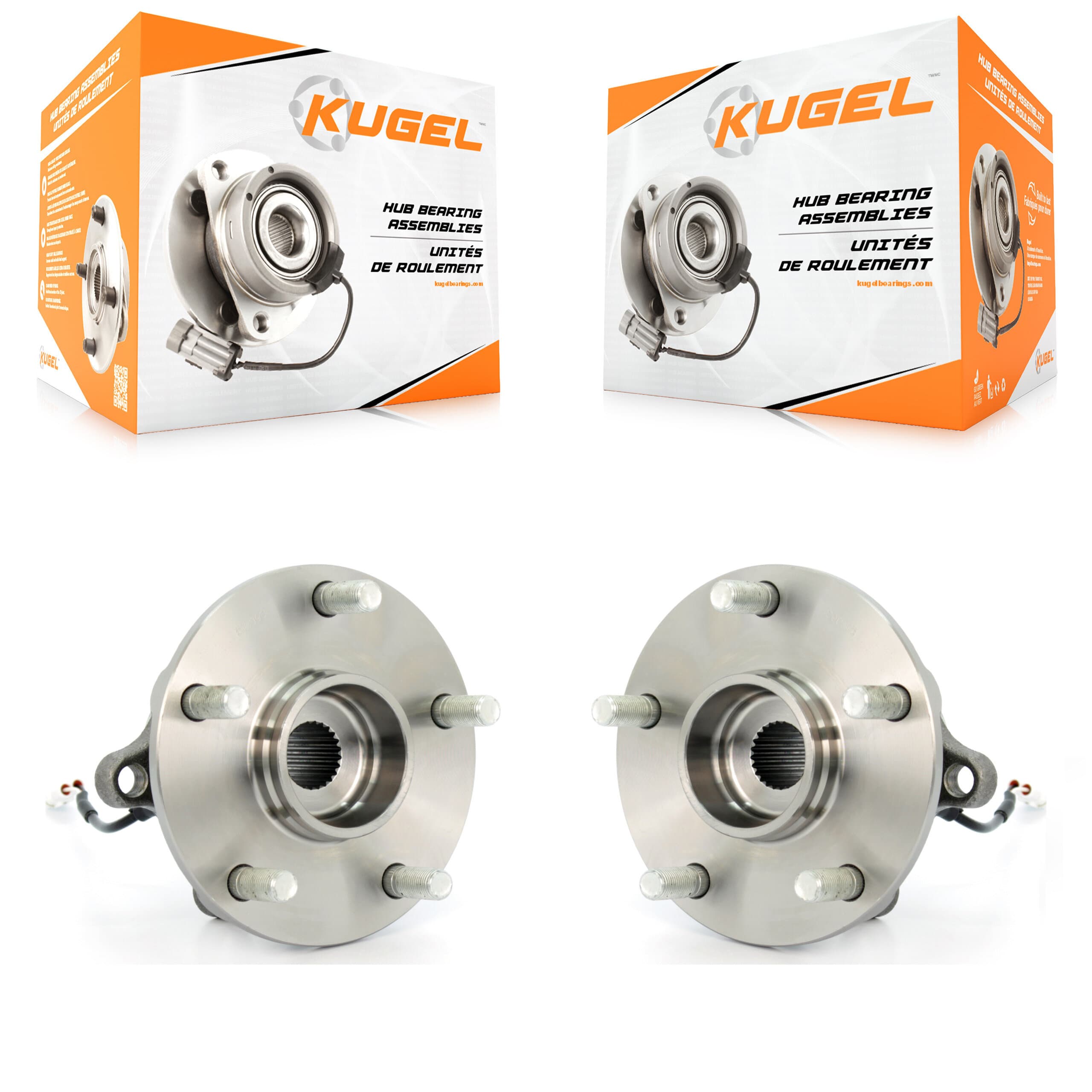 Kugel - K70-100708 - Rear Wheel Bearing and Hub Assembly Kits image 1
