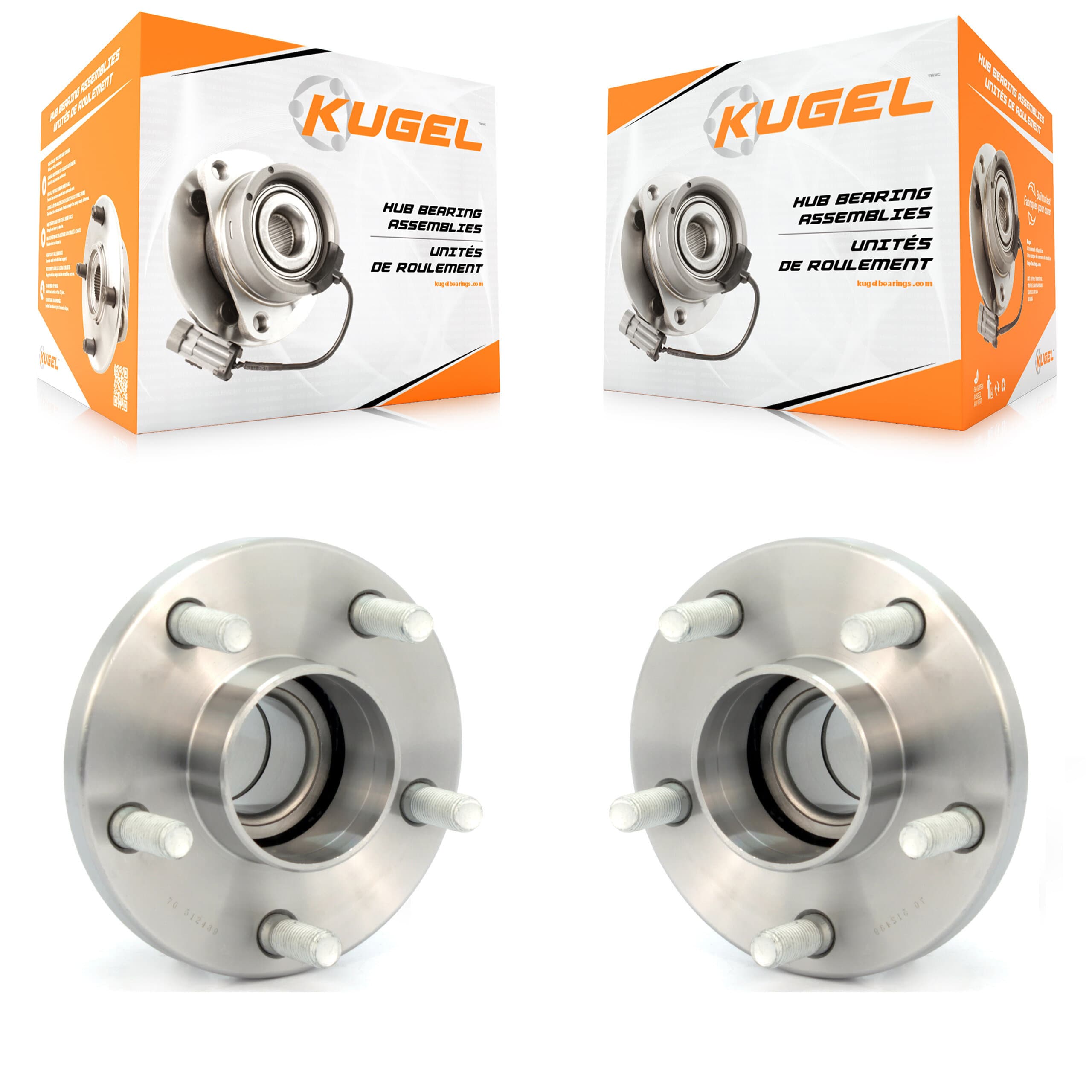 Kugel - K70-100731 - Rear Wheel Bearing and Hub Assembly Kits image 1