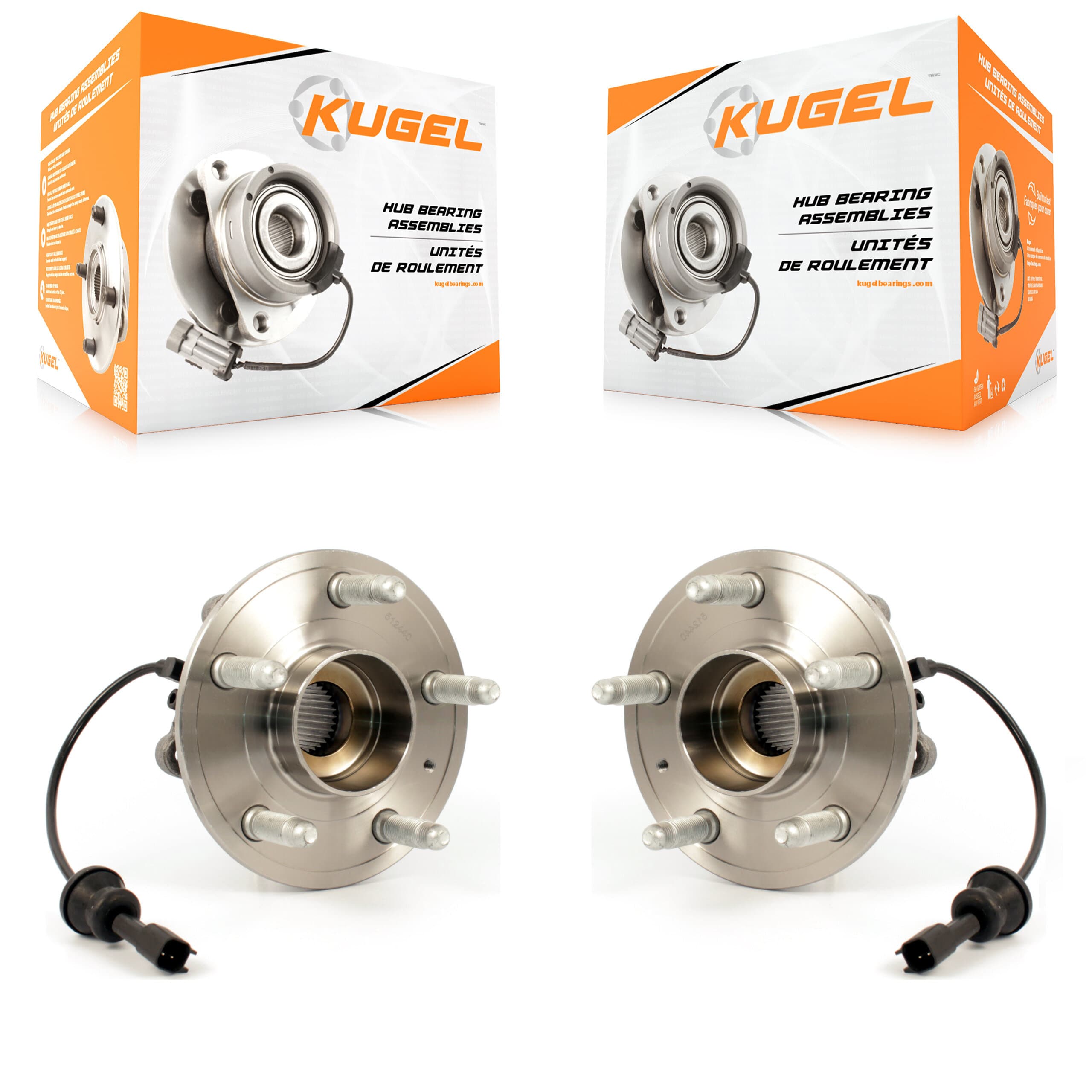 Kugel - K70-100732 - Rear Wheel Bearing and Hub Assembly Kits image 1