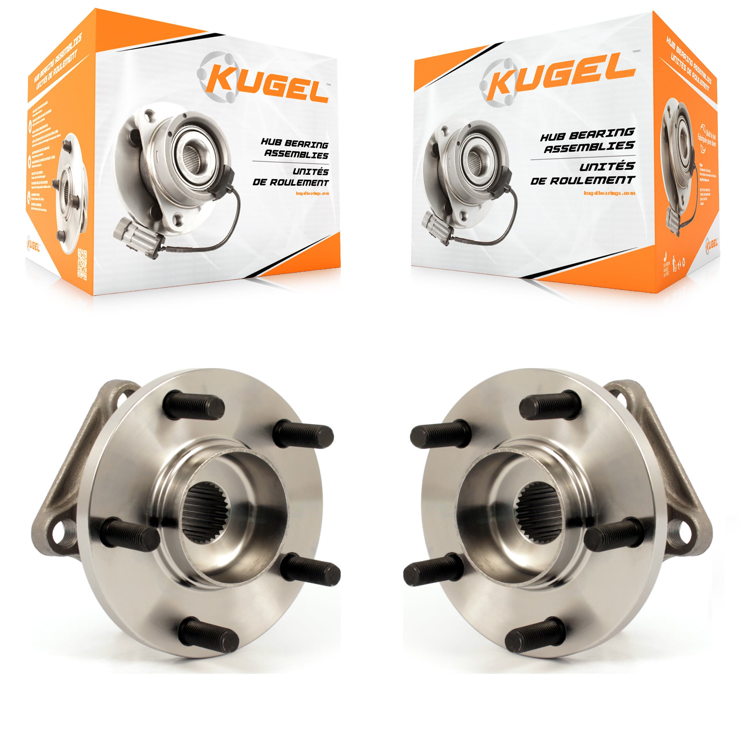 Kugel - K70-100734 - Rear Wheel Bearing and Hub Assembly Kits image 1