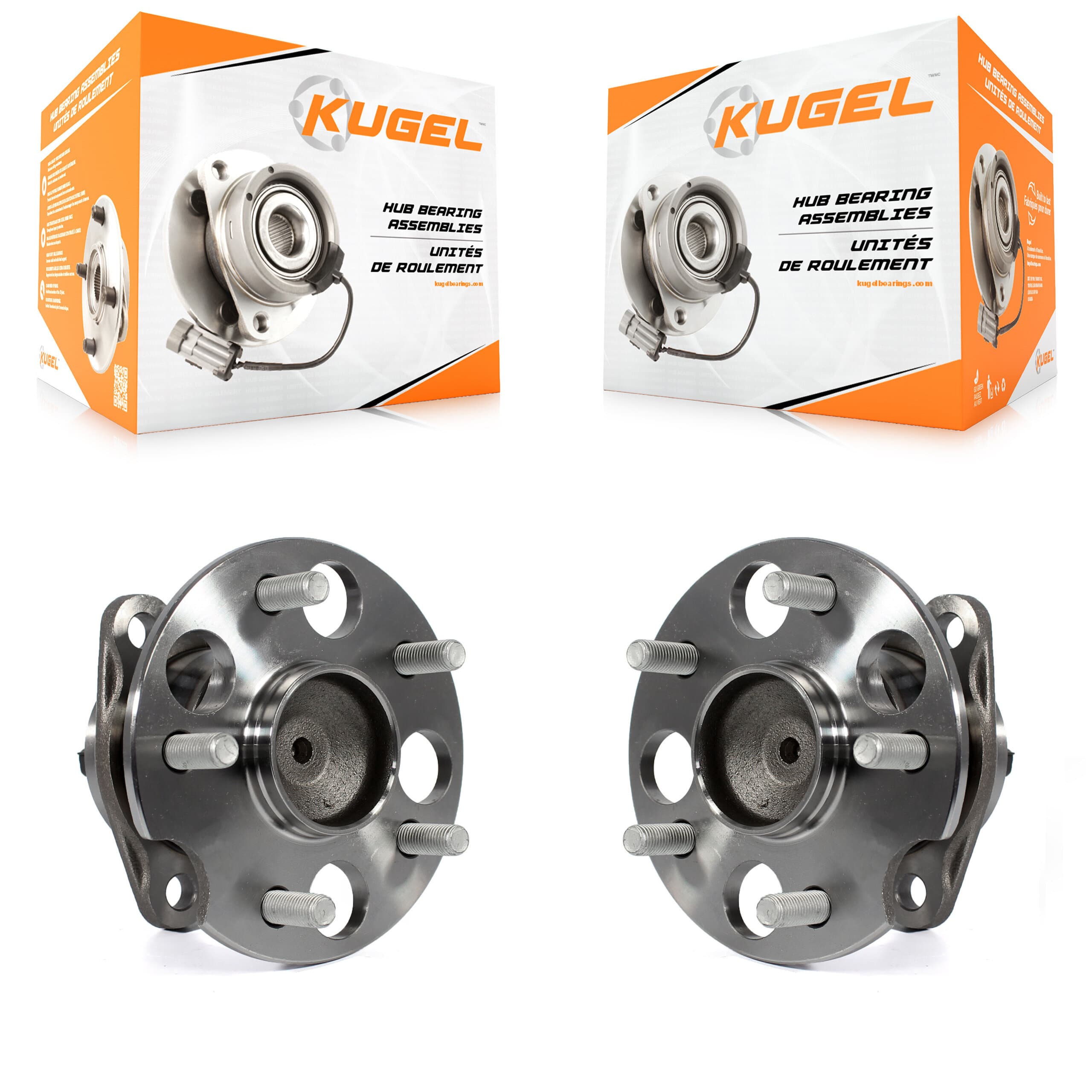 Kugel - K70-100737 - Rear Wheel Bearing and Hub Assembly Kits image 1