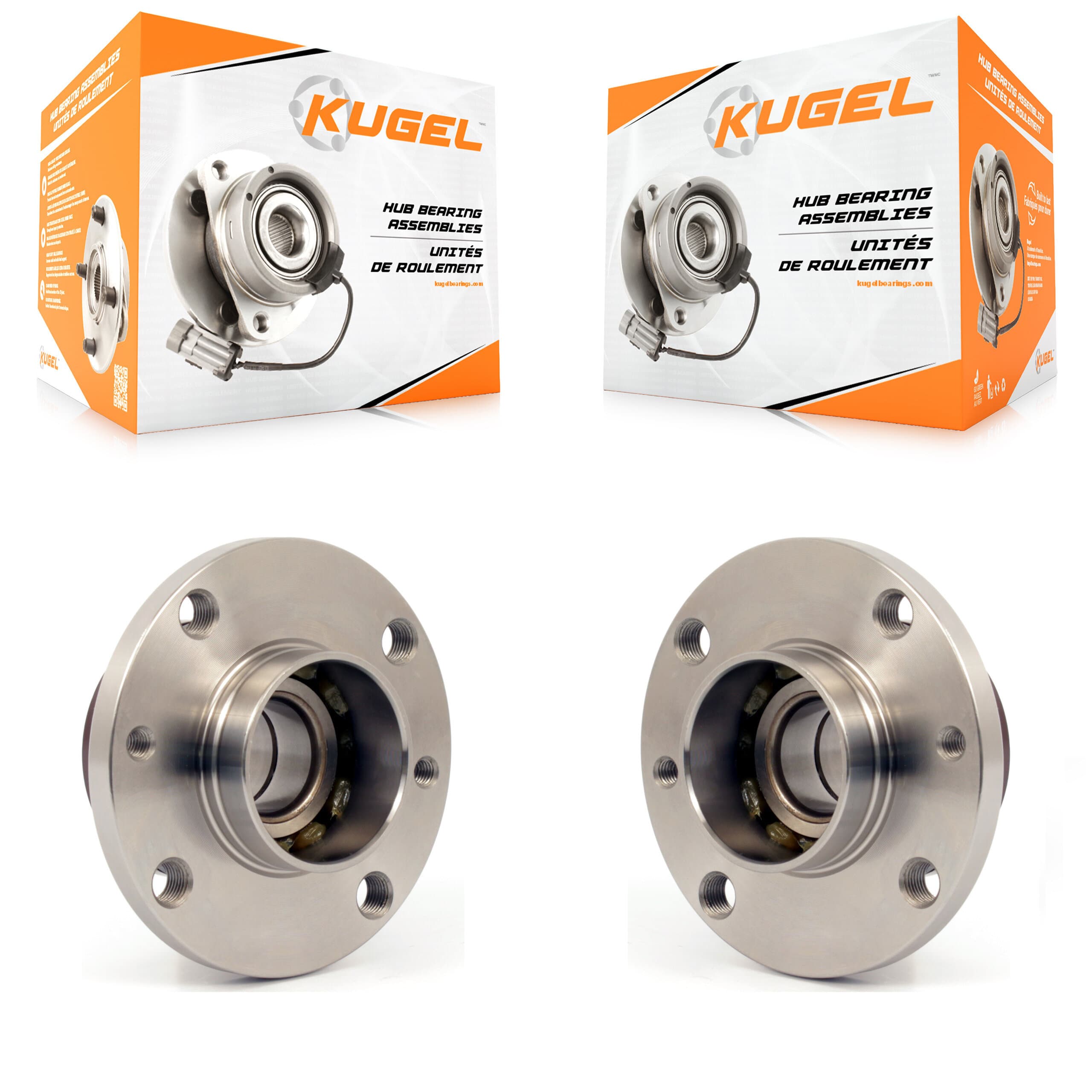 Kugel - K70-100741 - Rear Wheel Bearing and Hub Assembly Kits image 1