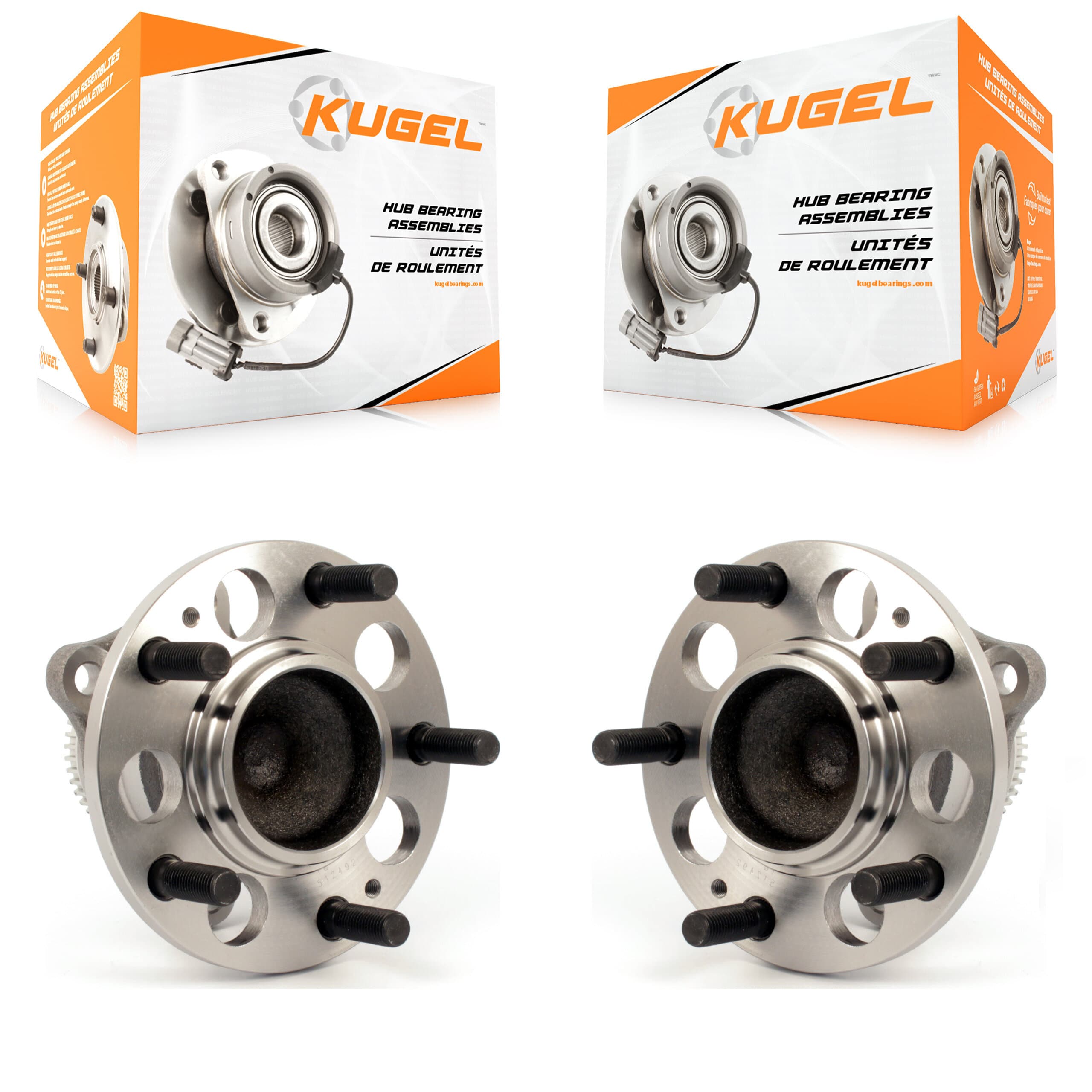 Kugel - K70-100746 - Rear Wheel Bearing and Hub Assembly Kits image 1