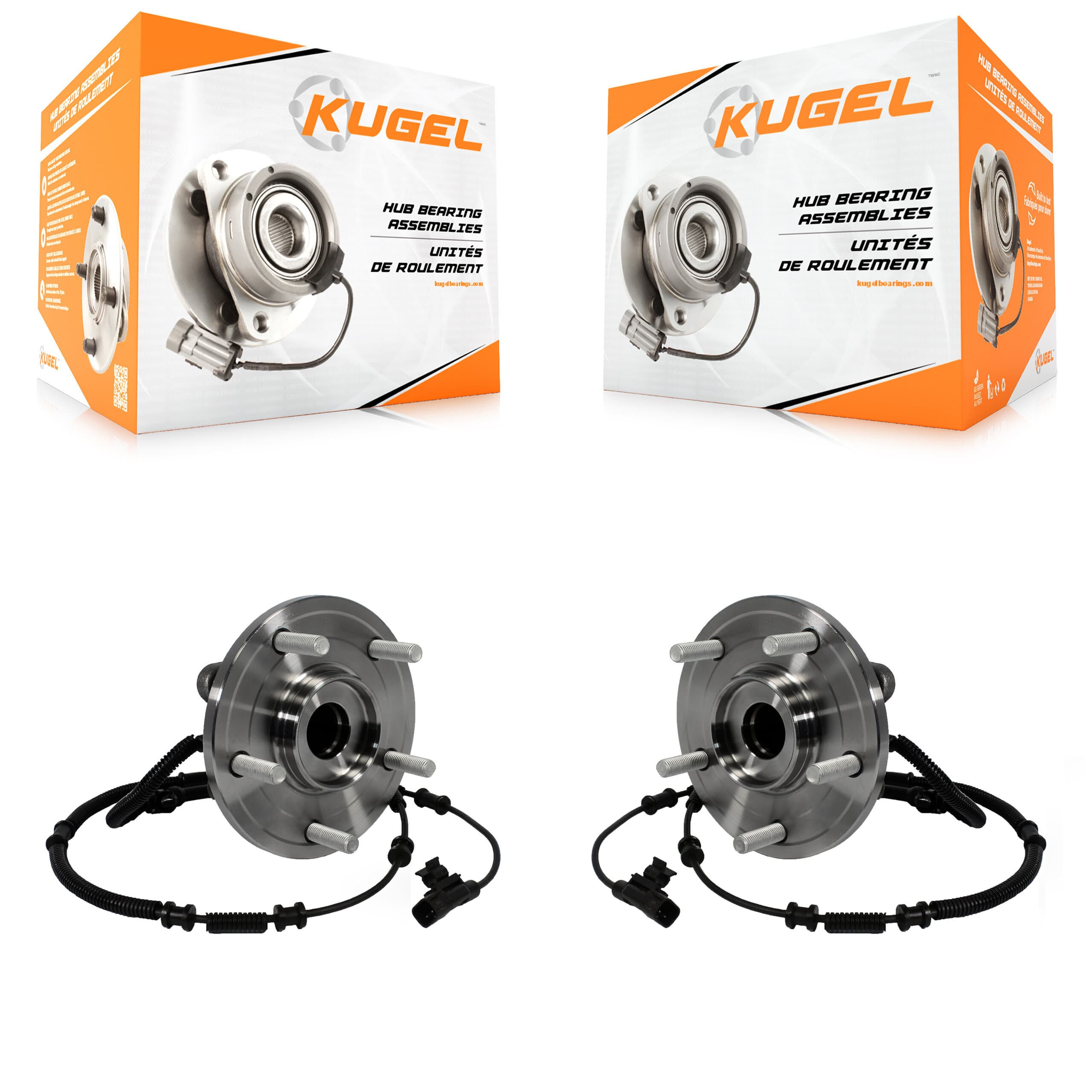 Kugel - K70-100747 - Rear Wheel Bearing and Hub Assembly Kits image 1