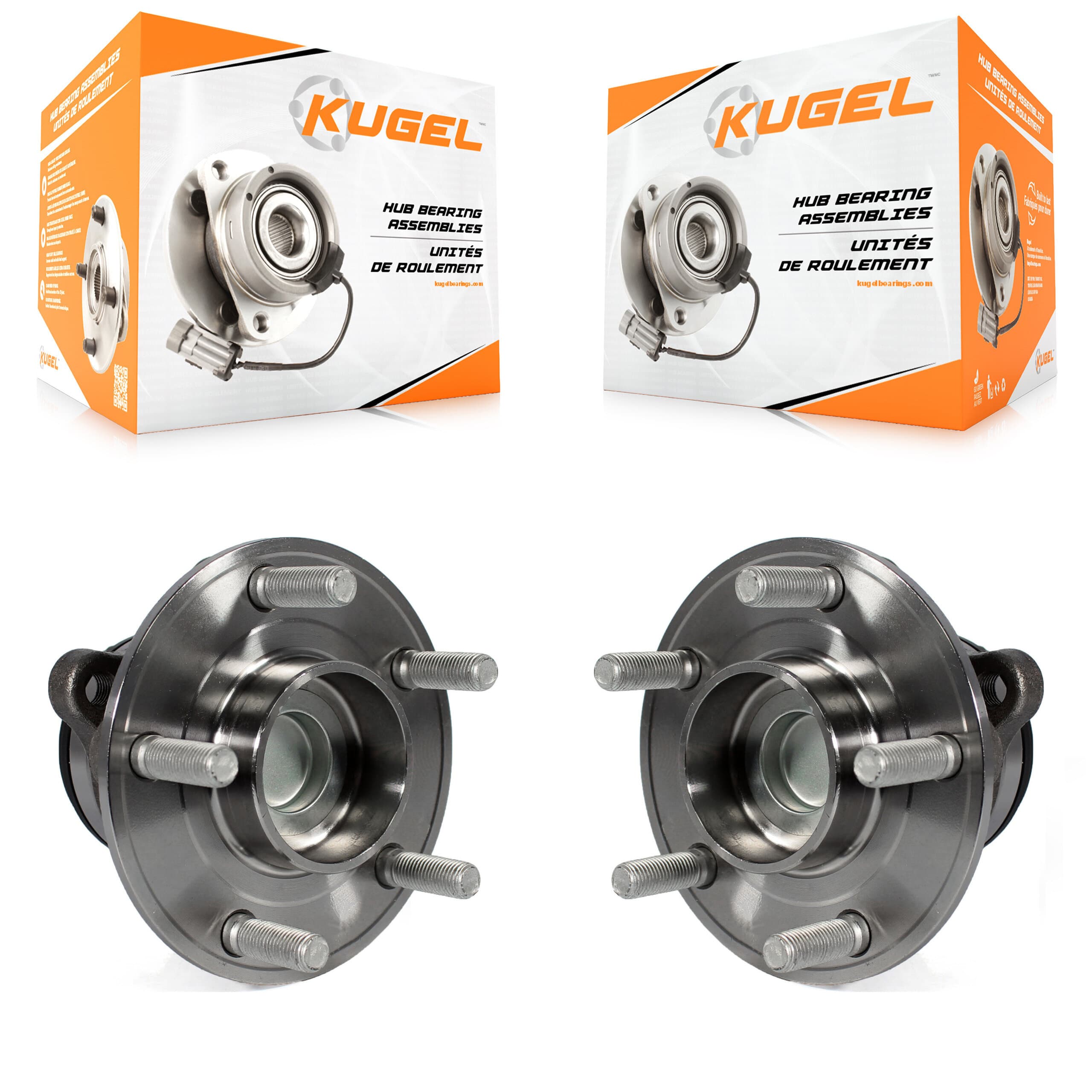 Kugel - K70-100748 - Rear Wheel Bearing and Hub Assembly Kits image 1