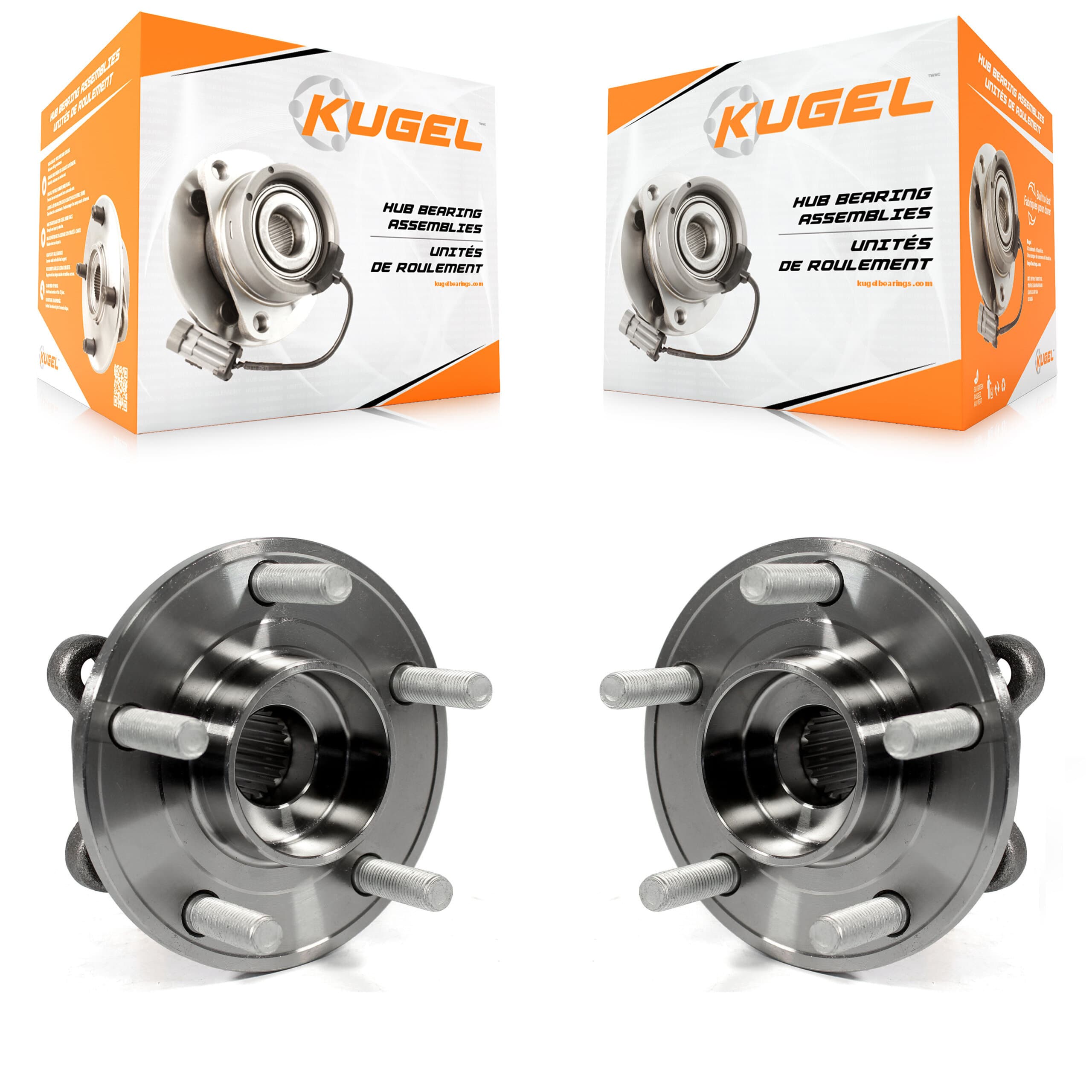Kugel - K70-100749 - Rear Wheel Bearing and Hub Assembly Kits image 1